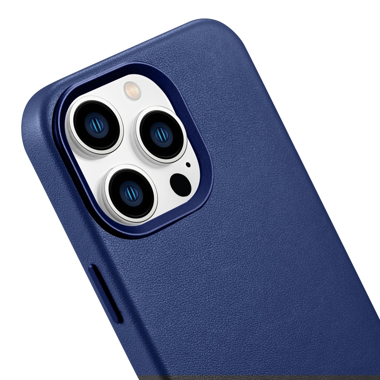 Pokrowiec iCarer Case Leather MagSafe niebieski Apple iPhone 14 Pro / 9