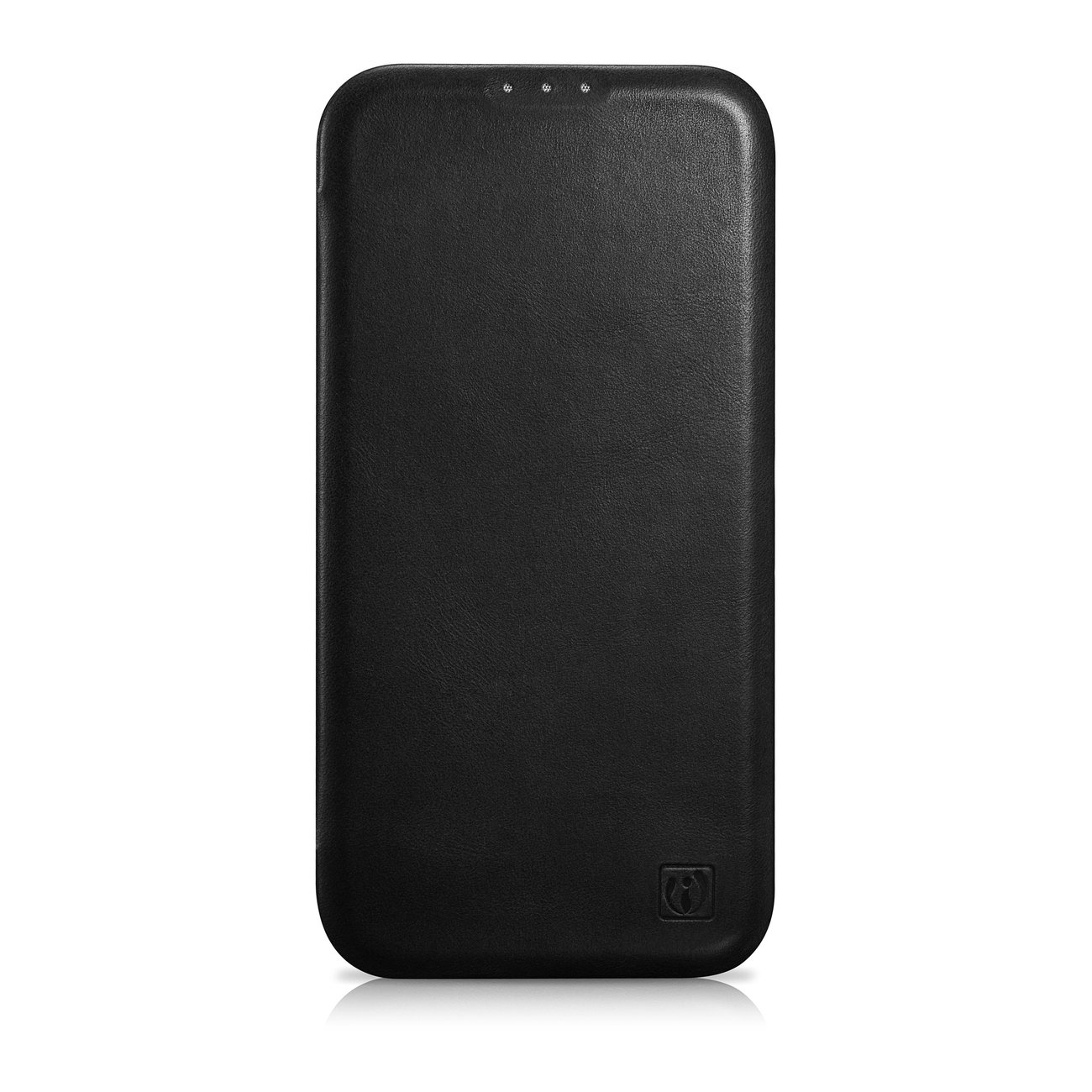 Pokrowiec iCarer CE Oil Wax Premium Leather Folio Case czarny Apple iPhone 14 Pro / 2