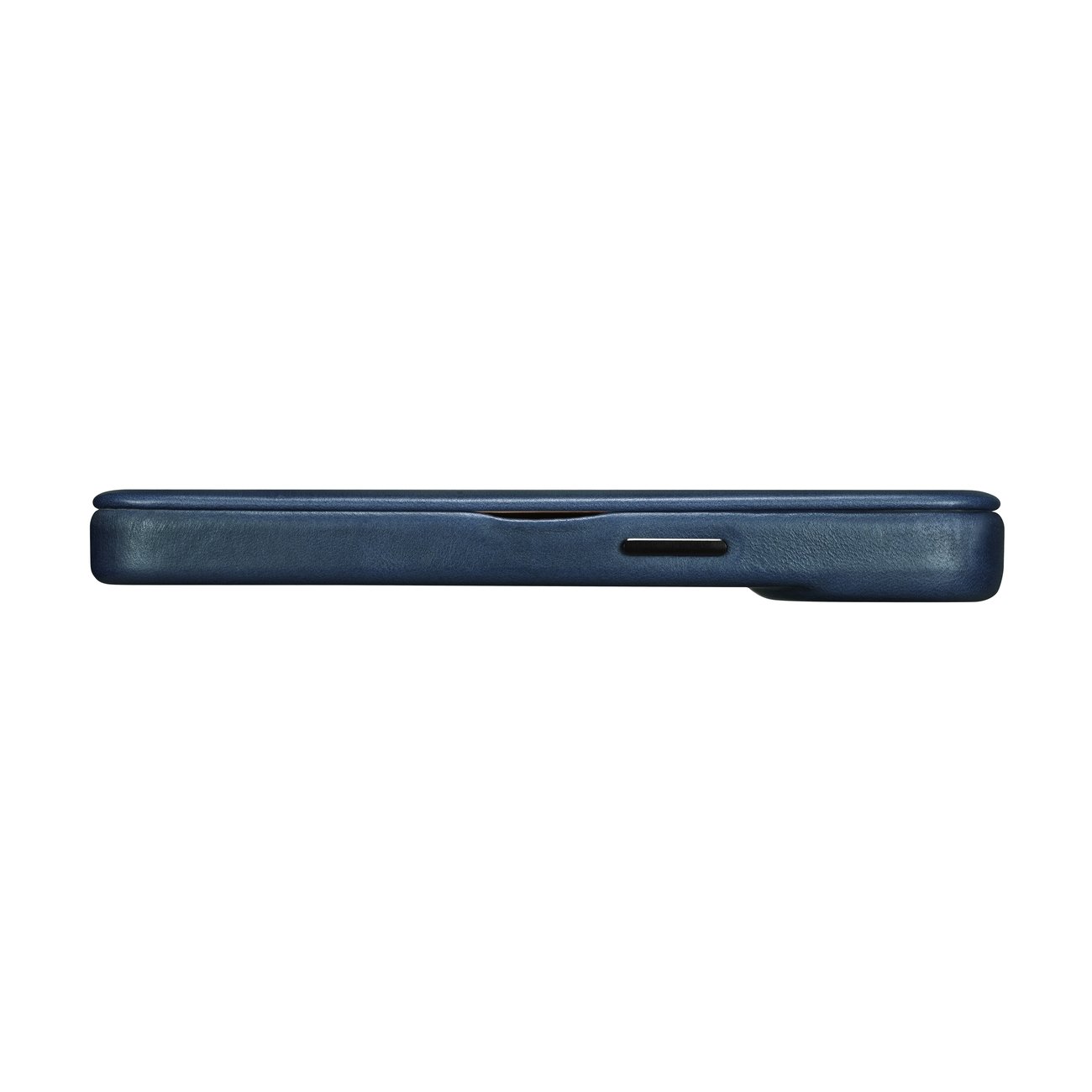 Pokrowiec iCarer CE Oil Wax Premium Leather Folio Case niebieski Apple iPhone 14 / 12