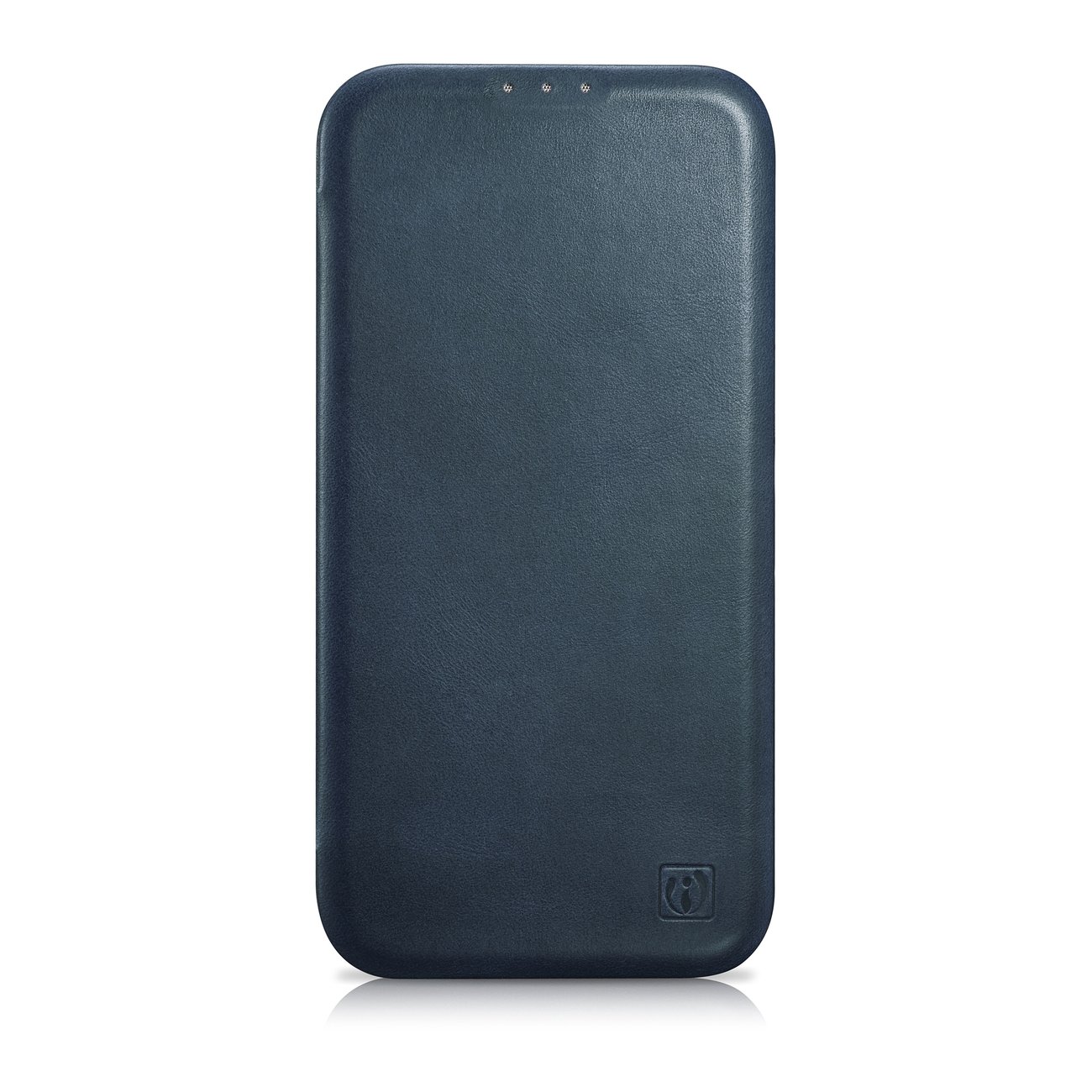 Pokrowiec iCarer CE Oil Wax Premium Leather Folio Case niebieski Apple iPhone 14 / 2