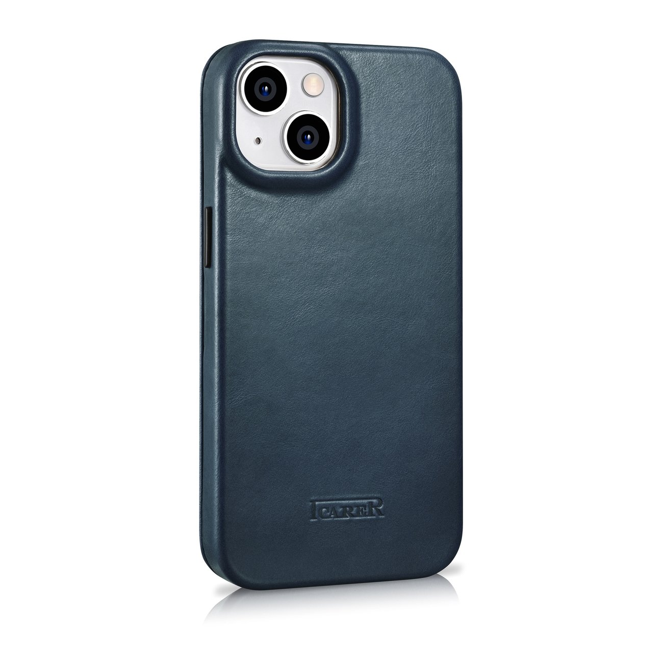 Pokrowiec iCarer CE Oil Wax Premium Leather Folio Case niebieski Apple iPhone 14 / 4