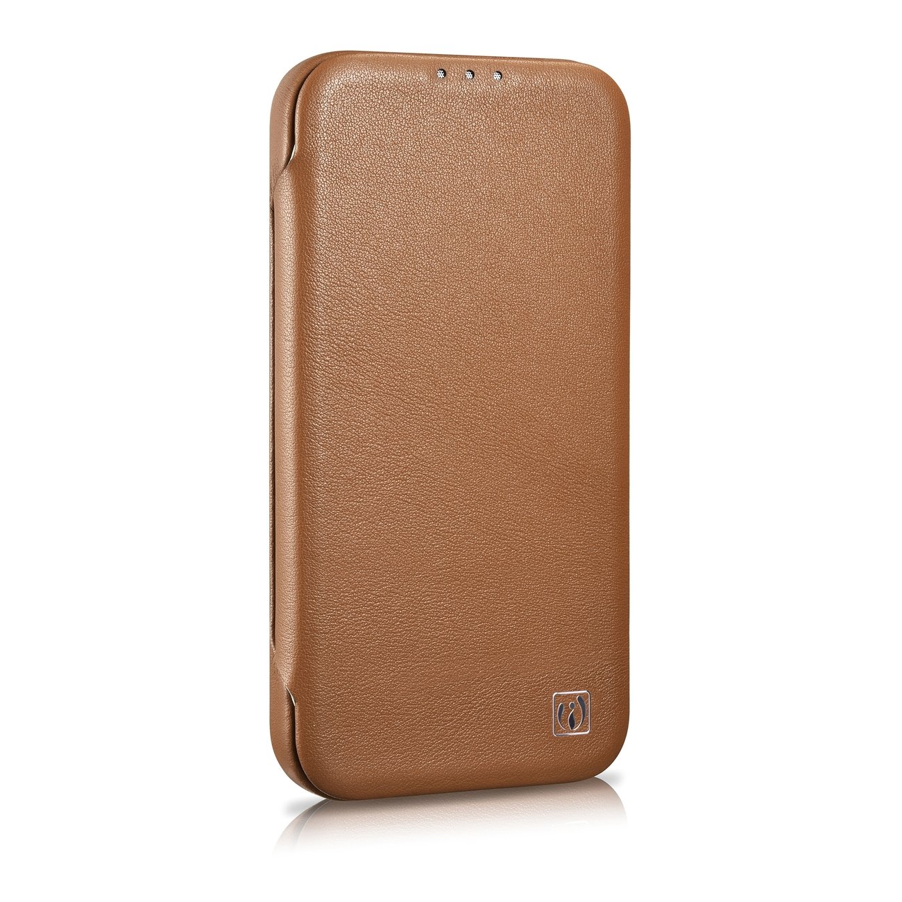 Pokrowiec iCarer CE Premium Leather Folio Case brzowy Apple iPhone 14 / 5