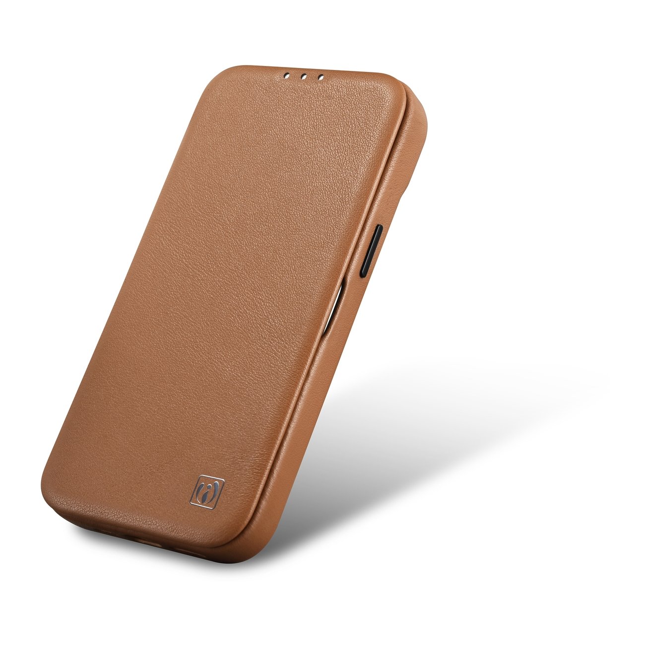 Pokrowiec iCarer CE Premium Leather Folio Case brzowy Apple iPhone 14 Plus / 8