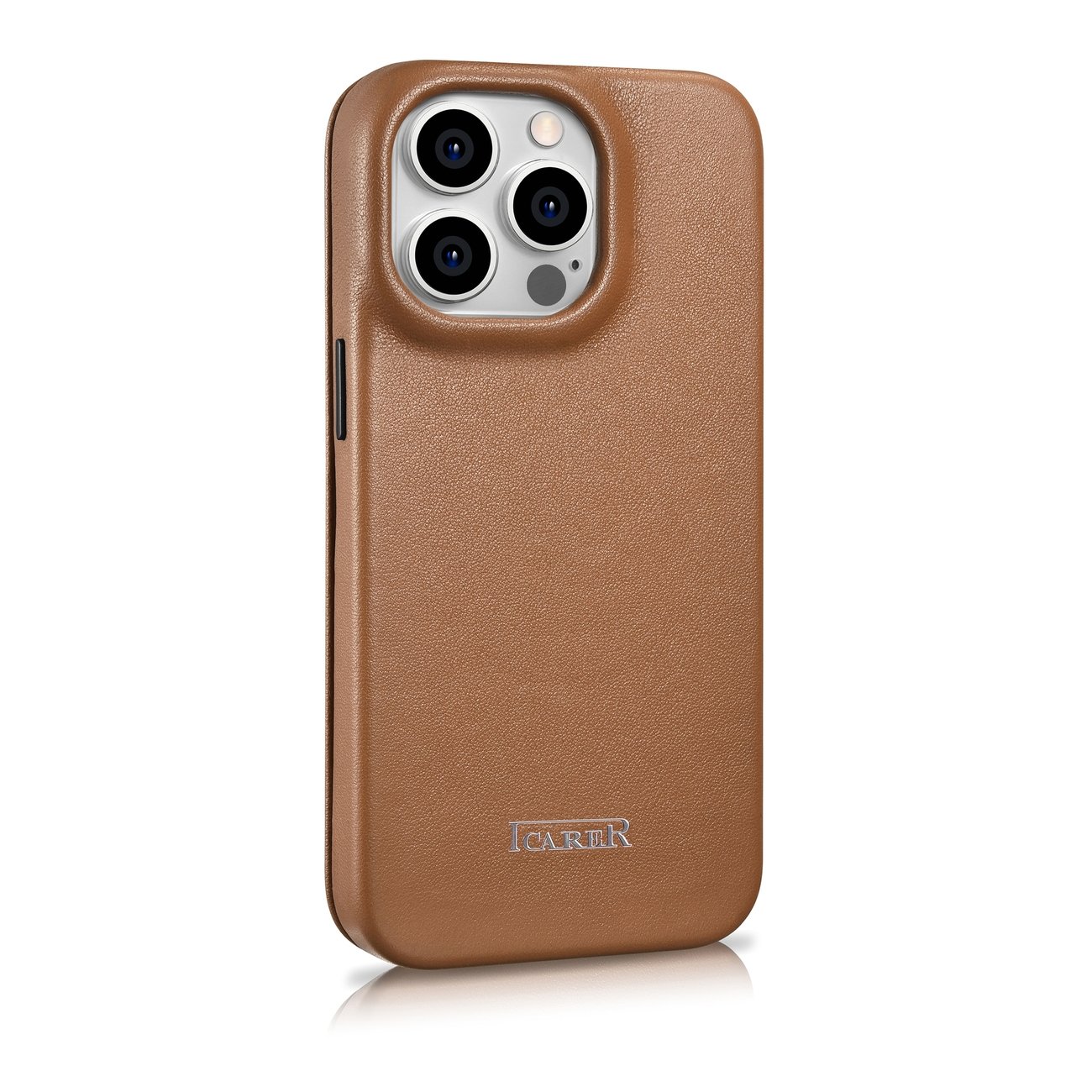 Pokrowiec iCarer CE Premium Leather Folio Case brzowy Apple iPhone 14 Pro / 5