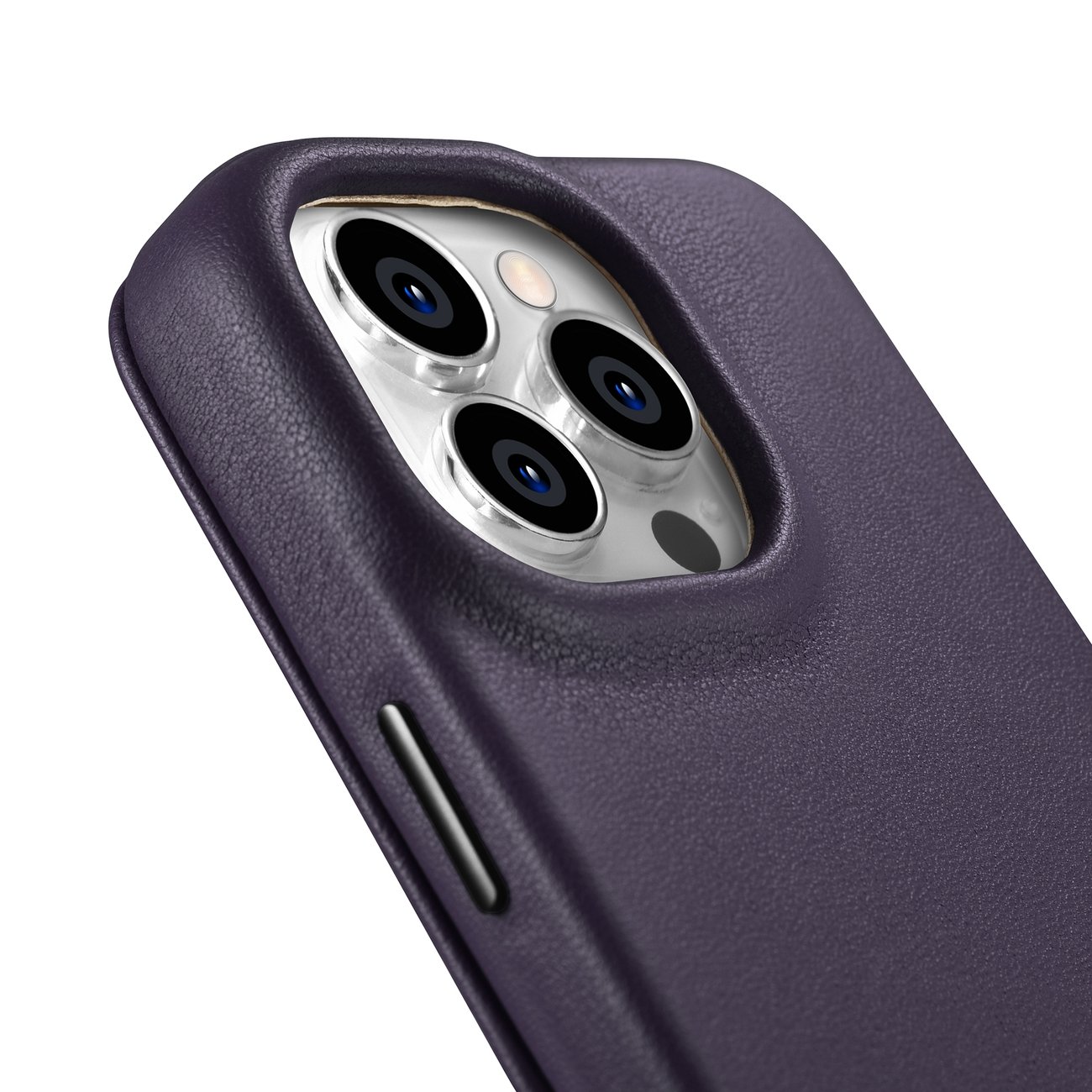 Pokrowiec iCarer CE Premium Leather Folio Case ciemnofioletowy Apple iPhone 14 Pro / 12 Pokrowiec iCarer CE Premium Leather Folio Case ciemnofioletowy Apple iPhone 14 Pro / 12