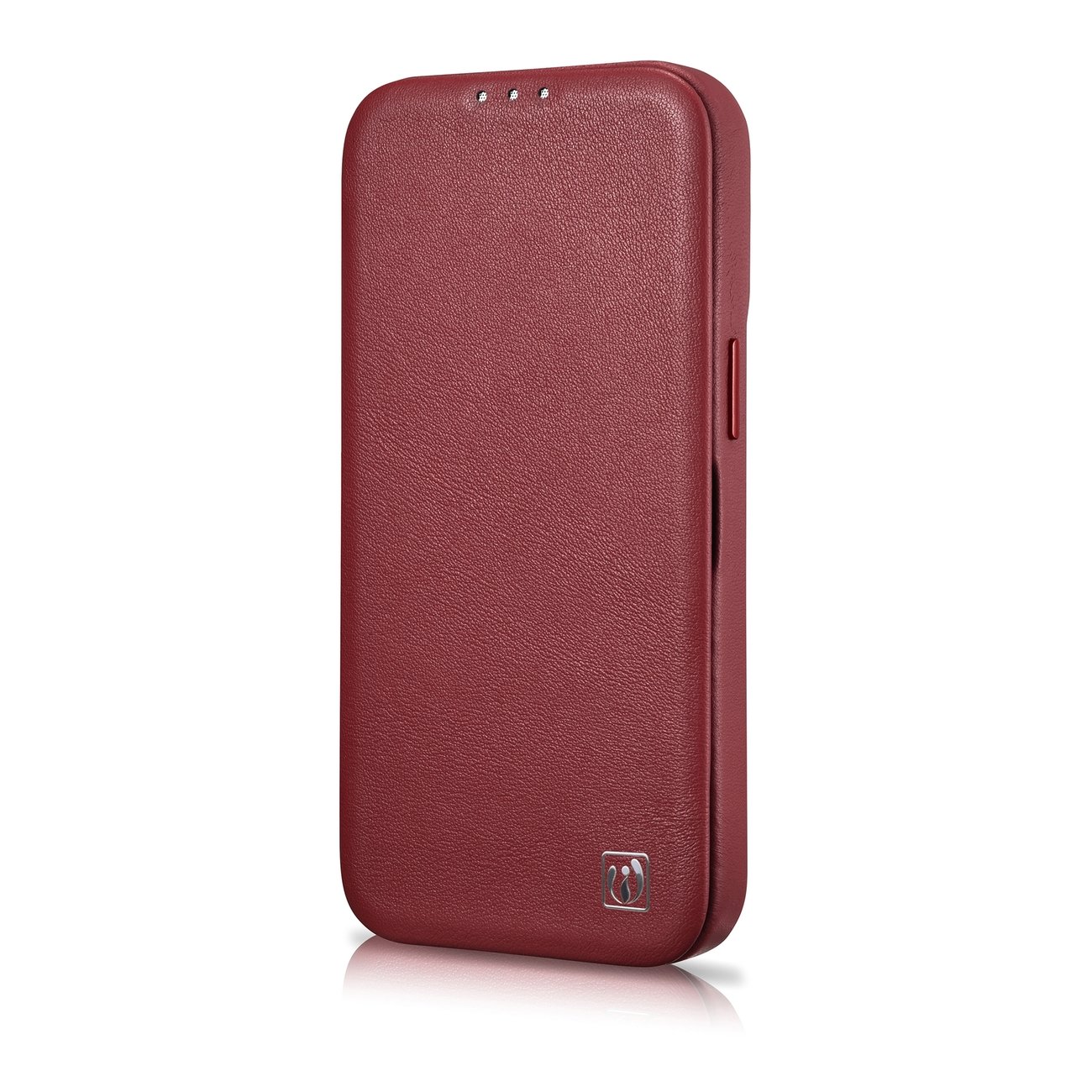 Pokrowiec iCarer CE Premium Leather Folio Case czerwony Apple iPhone 14 / 6
