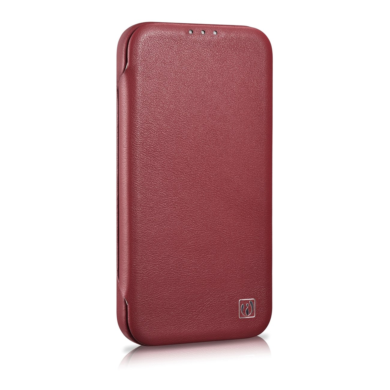 Pokrowiec iCarer CE Premium Leather Folio Case czerwony Apple iPhone 14 Pro / 5