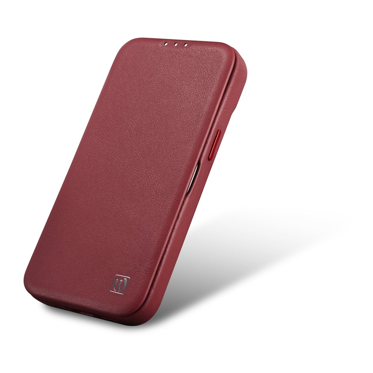 Pokrowiec iCarer CE Premium Leather Folio Case czerwony Apple iPhone 14 Pro / 8