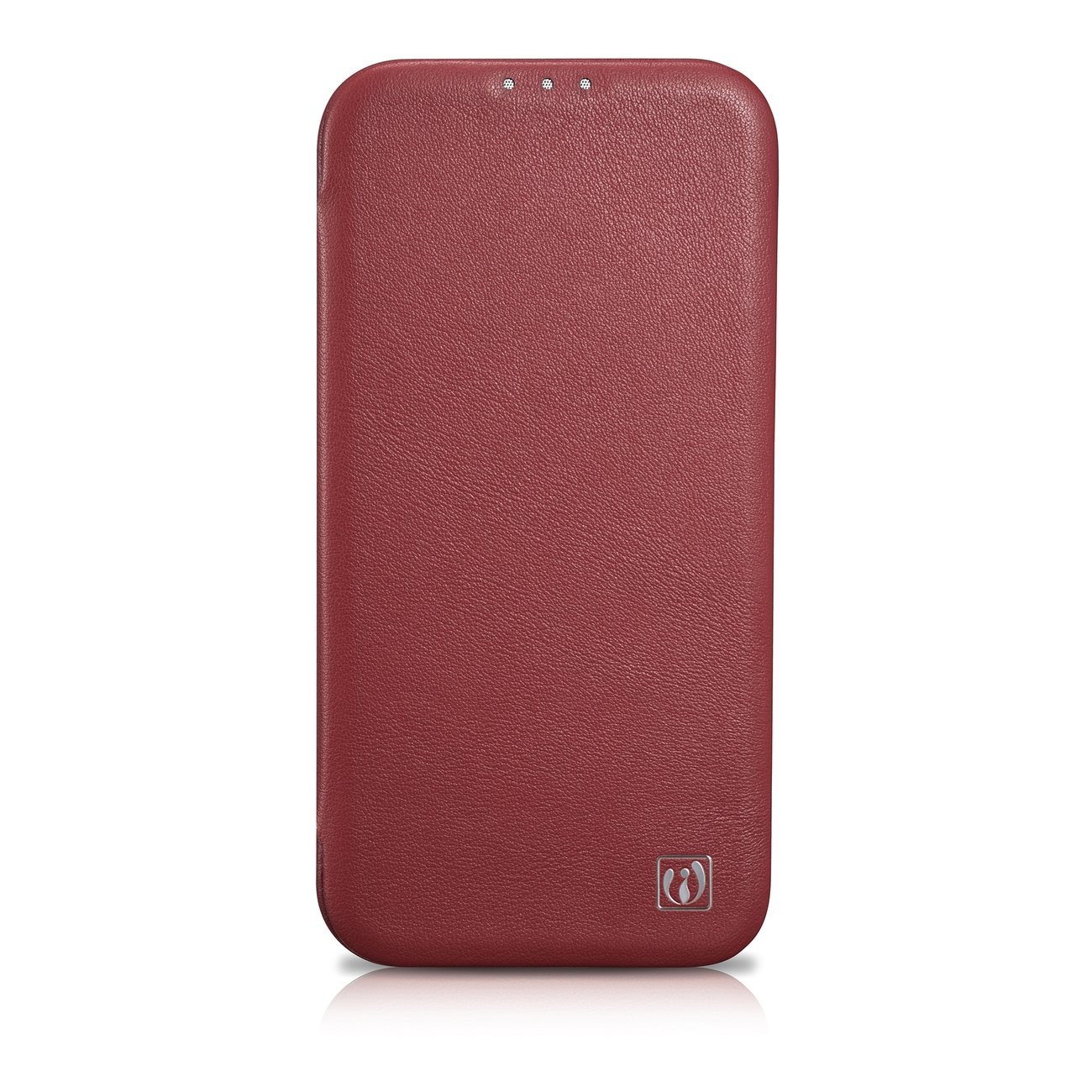 Pokrowiec iCarer CE Premium Leather Folio Case czerwony Apple iPhone 14 Pro Max / 2