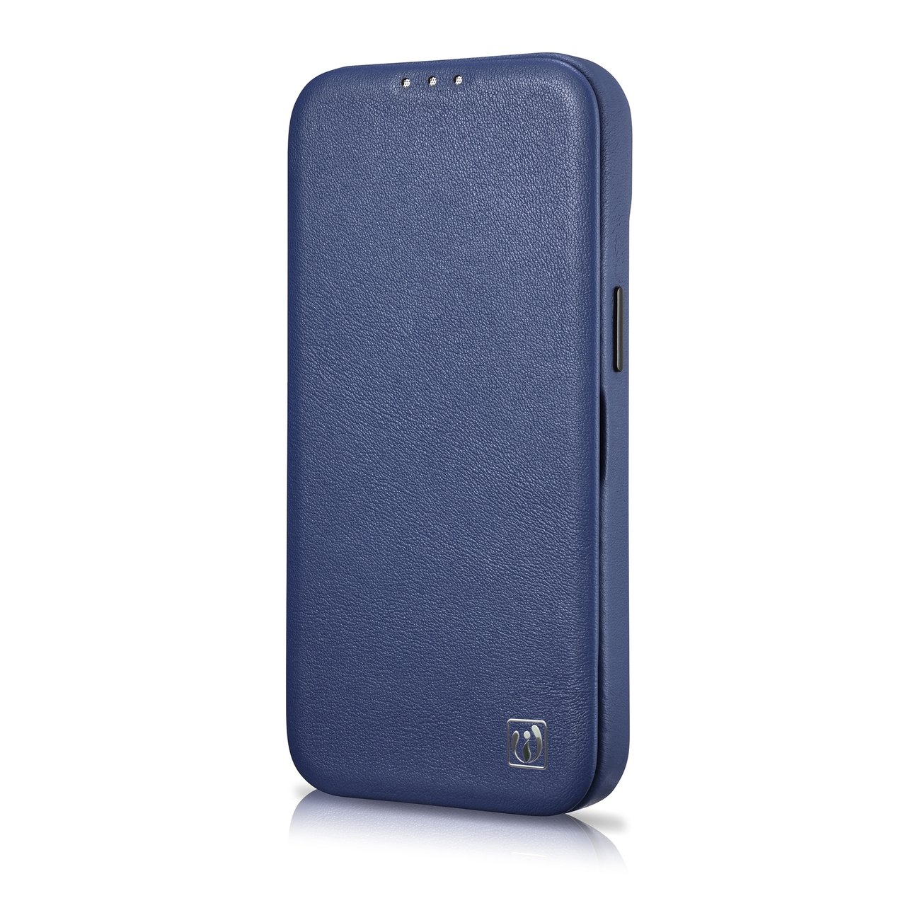 Pokrowiec iCarer CE Premium Leather Folio Case niebieski Apple iPhone 14 / 7