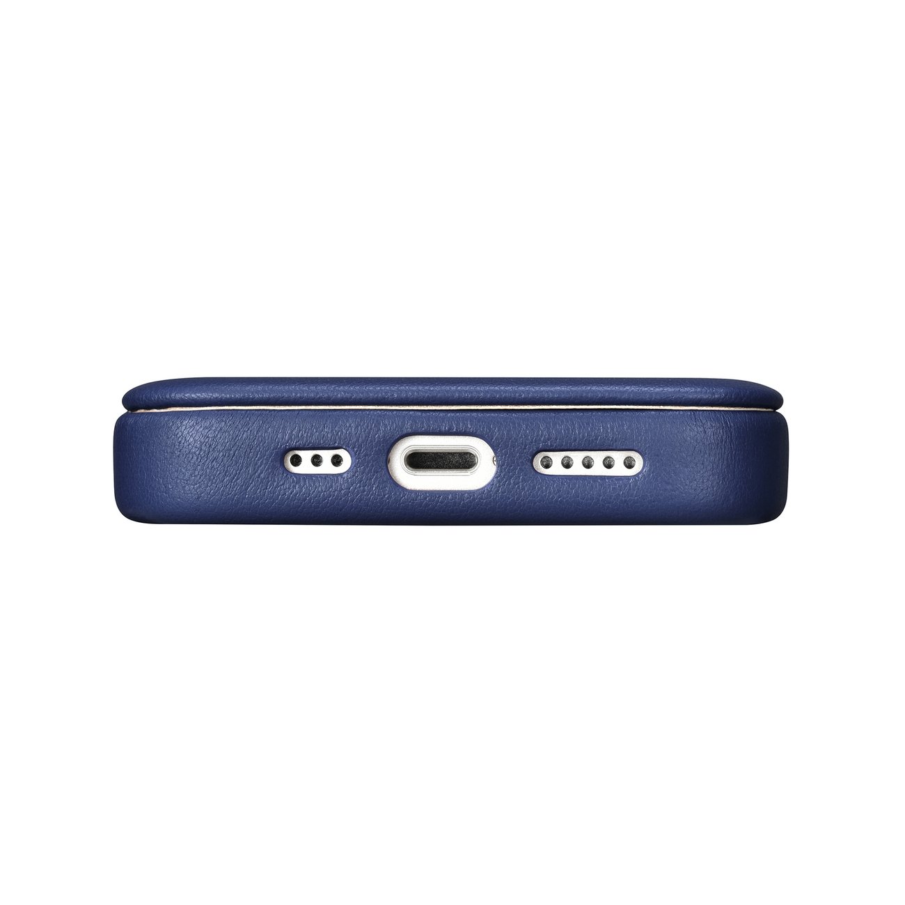 Pokrowiec iCarer CE Premium Leather Folio Case niebieski Apple iPhone 14 Plus / 11