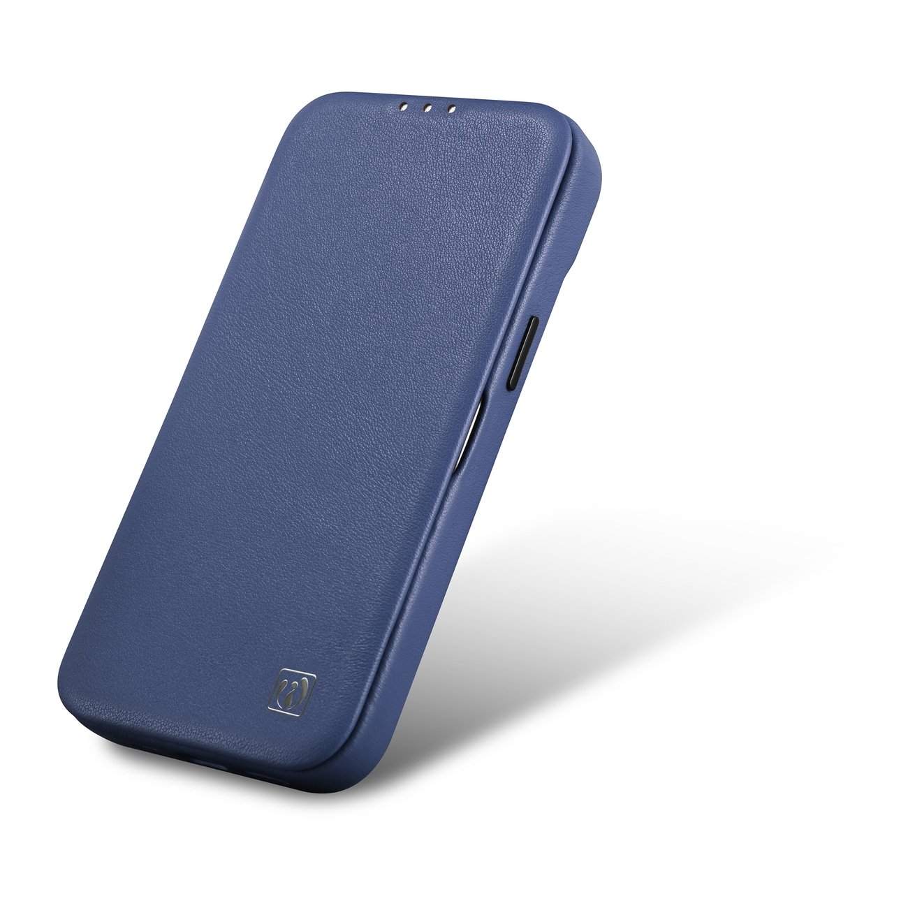 Pokrowiec iCarer CE Premium Leather Folio Case niebieski Apple iPhone 14 Plus / 8