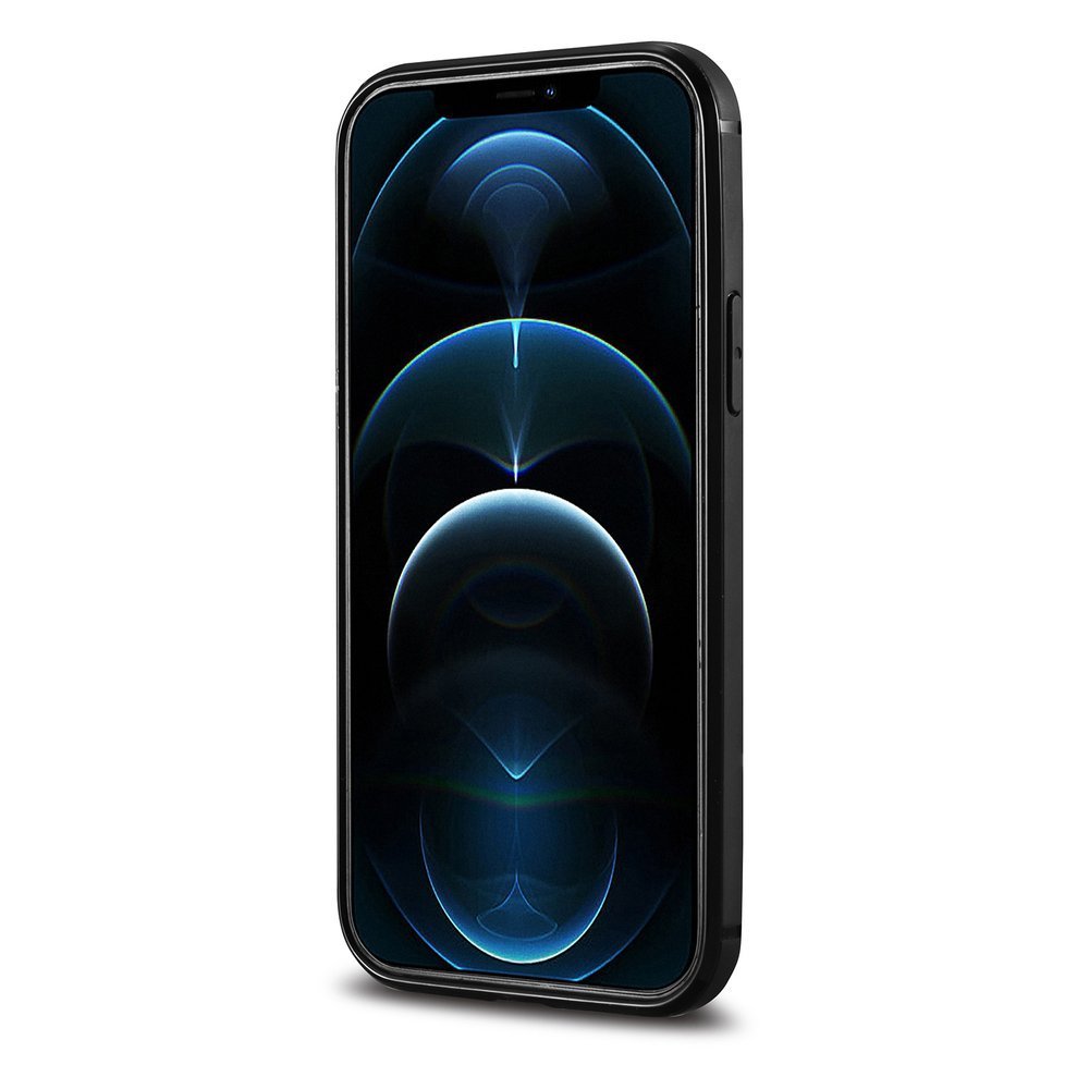 Pokrowiec iCarer Leather Oil Wax brązowy Apple iPhone 12 / 6 Pokrowiec iCarer Leather Oil Wax brązowy Apple iPhone 12 / 6