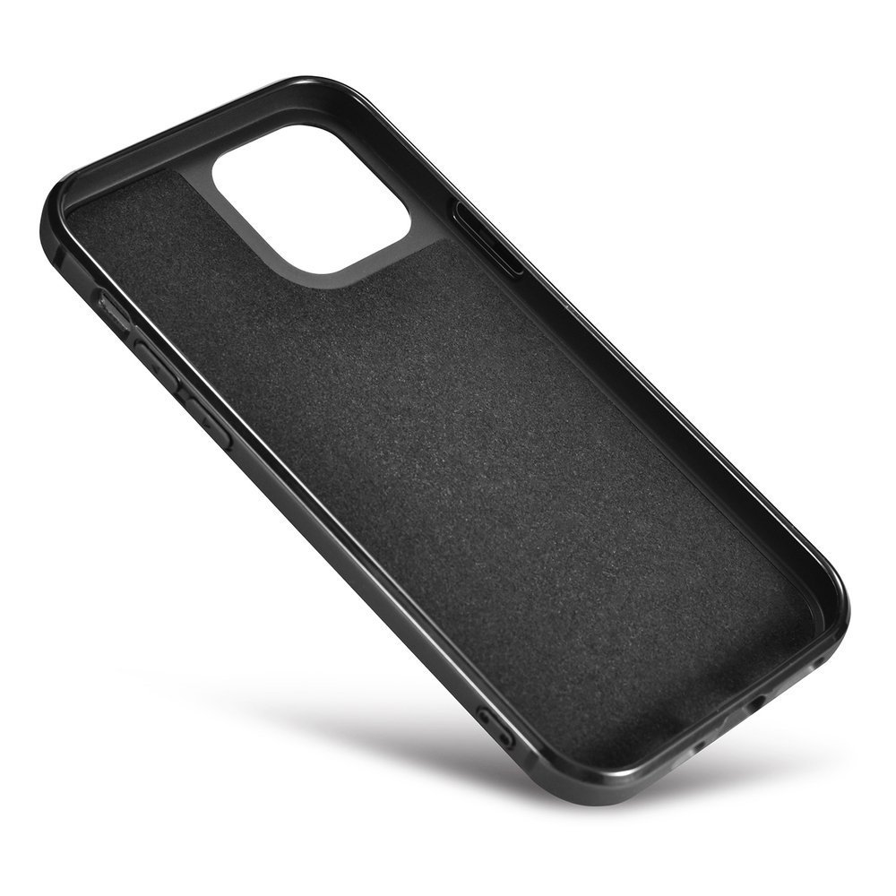 Pokrowiec iCarer Leather Oil Wax brzowy Apple iPhone 12 Mini / 8