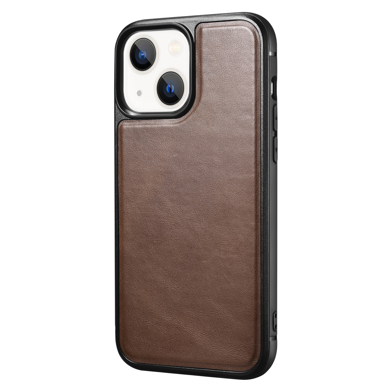 Pokrowiec iCarer Leather Oil Wax brzowy Apple iPhone 13 / 4
