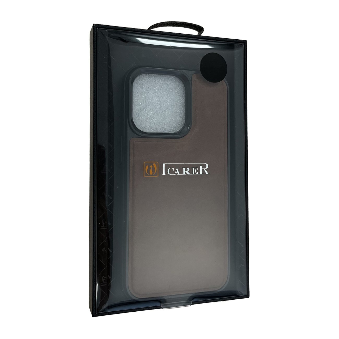 Pokrowiec iCarer Leather Oil Wax brzowy Apple iPhone 13 / 5