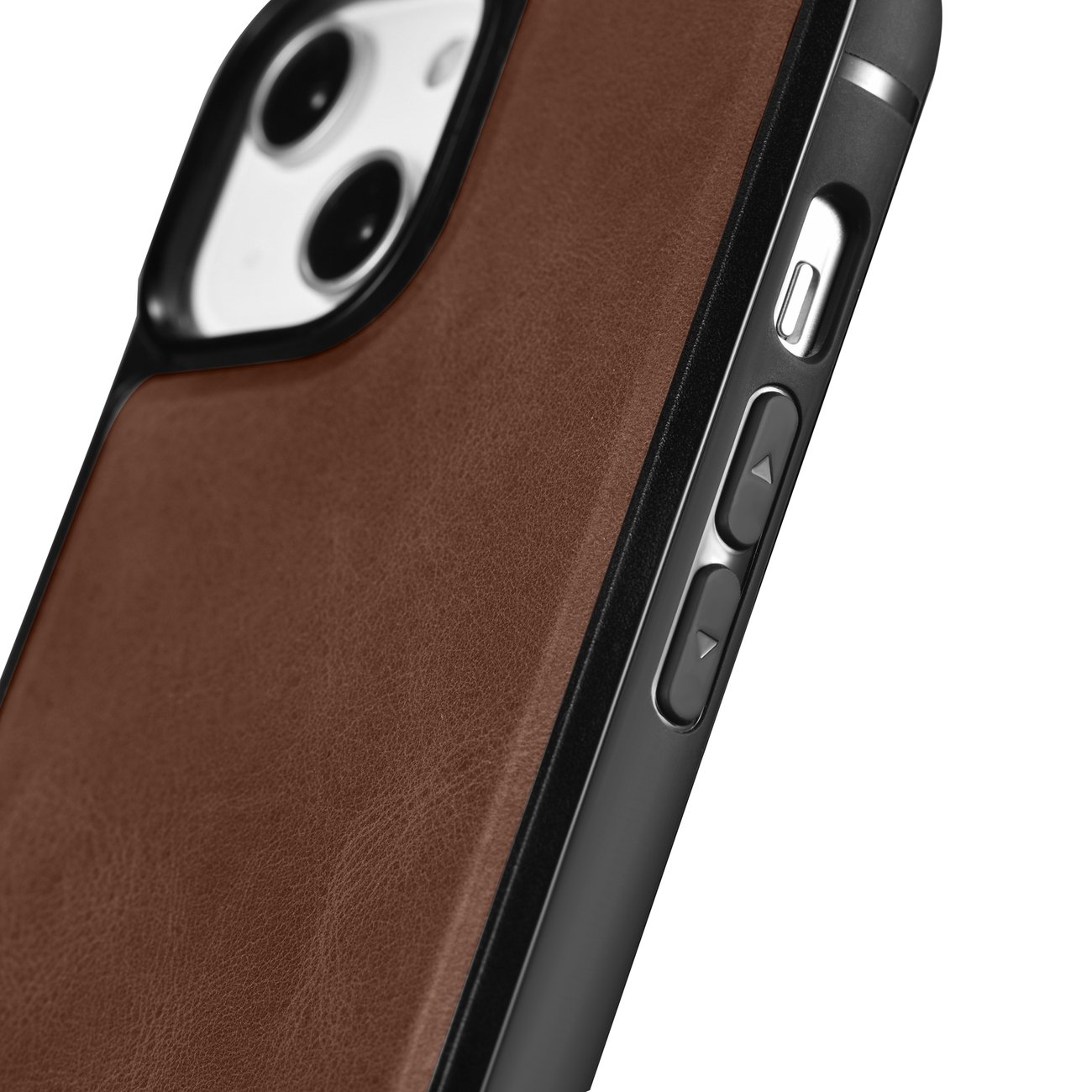 Pokrowiec iCarer Leather Oil Wax brzowy Apple iPhone 14 / 2