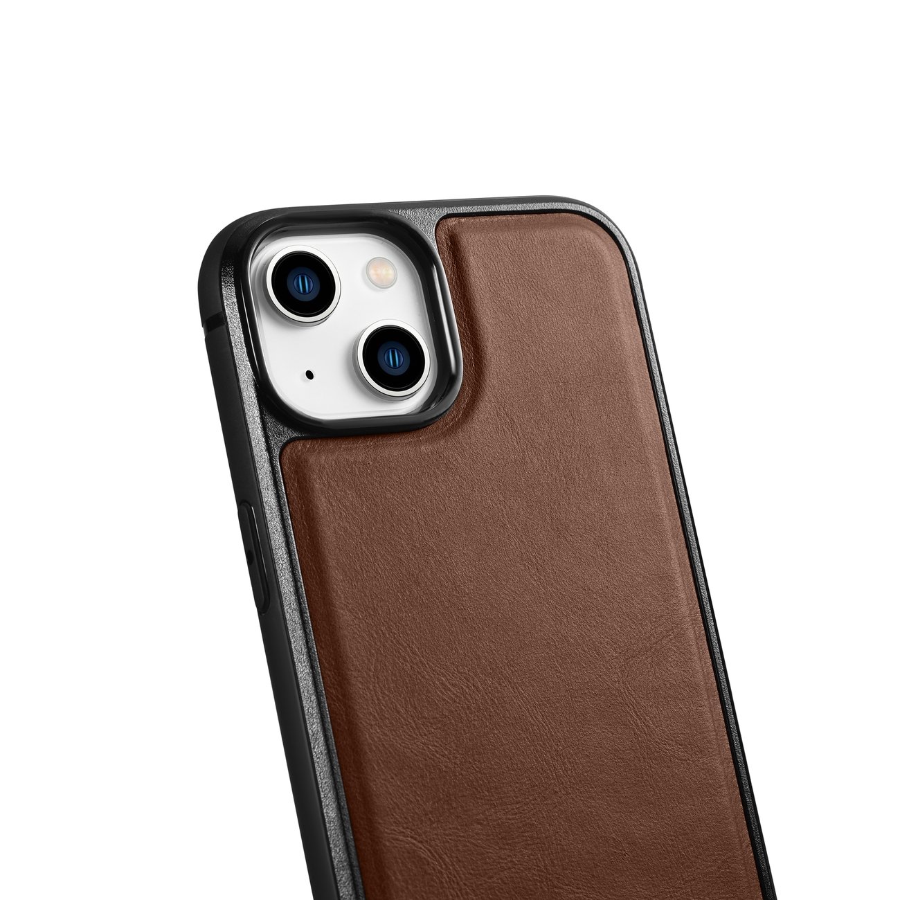 Pokrowiec iCarer Leather Oil Wax brzowy Apple iPhone 14 / 5