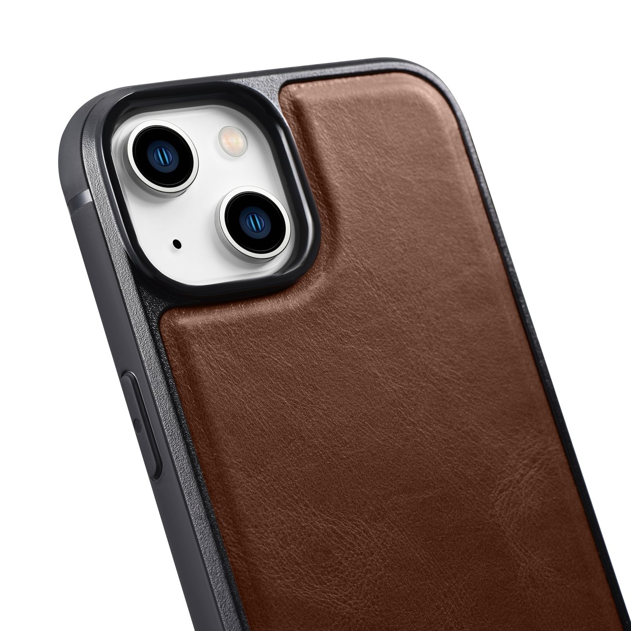 Pokrowiec iCarer Leather Oil Wax brzowy Apple iPhone 14 / 9