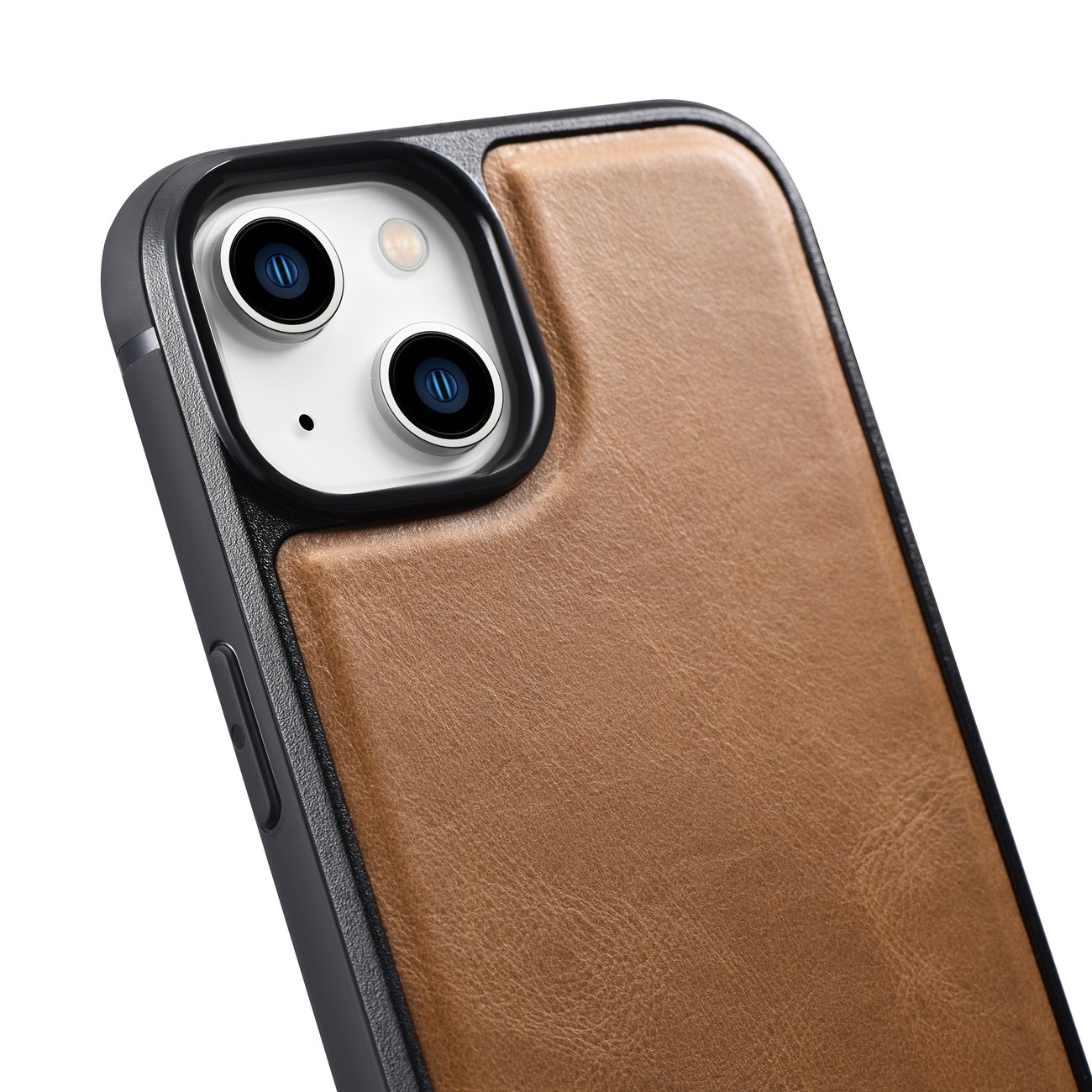 Pokrowiec iCarer Leather Oil Wax brzowy Apple iPhone 14 / 12