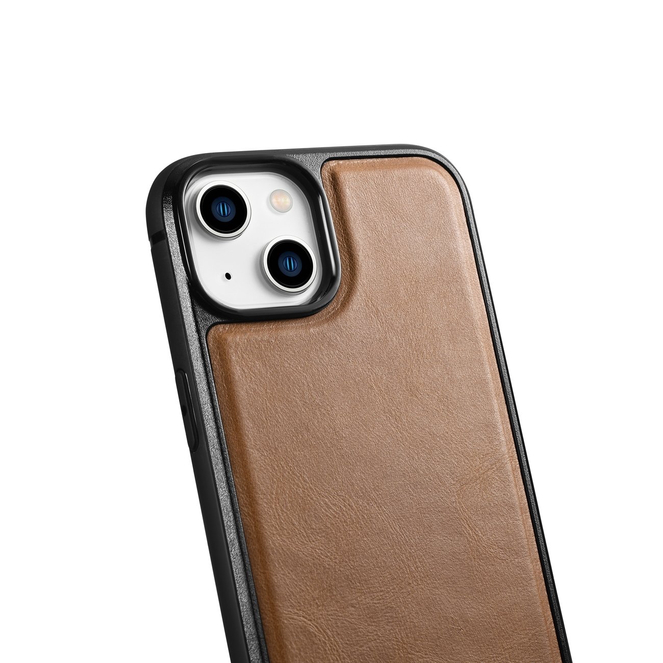 Pokrowiec iCarer Leather Oil Wax brzowy Apple iPhone 14 / 5