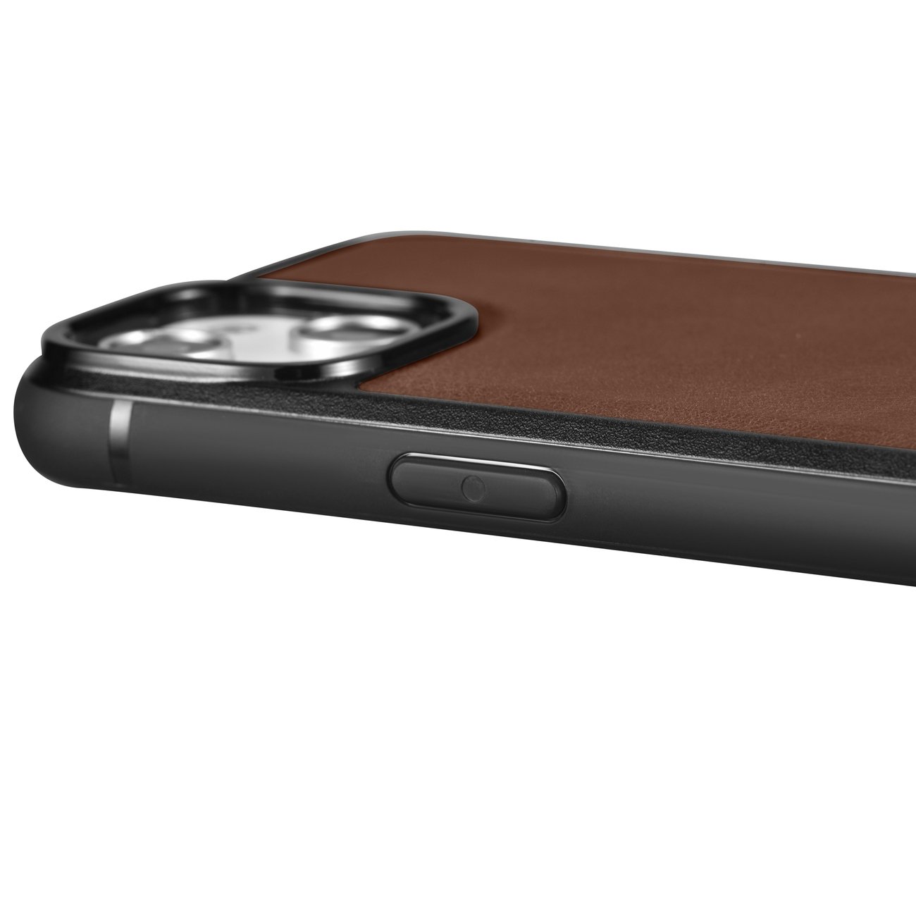 Pokrowiec iCarer Leather Oil Wax brzowy Apple iPhone 14 Pro / 3