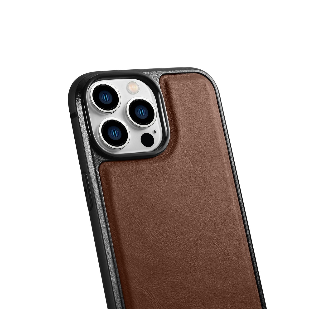 Pokrowiec iCarer Leather Oil Wax brzowy Apple iPhone 14 Pro / 8