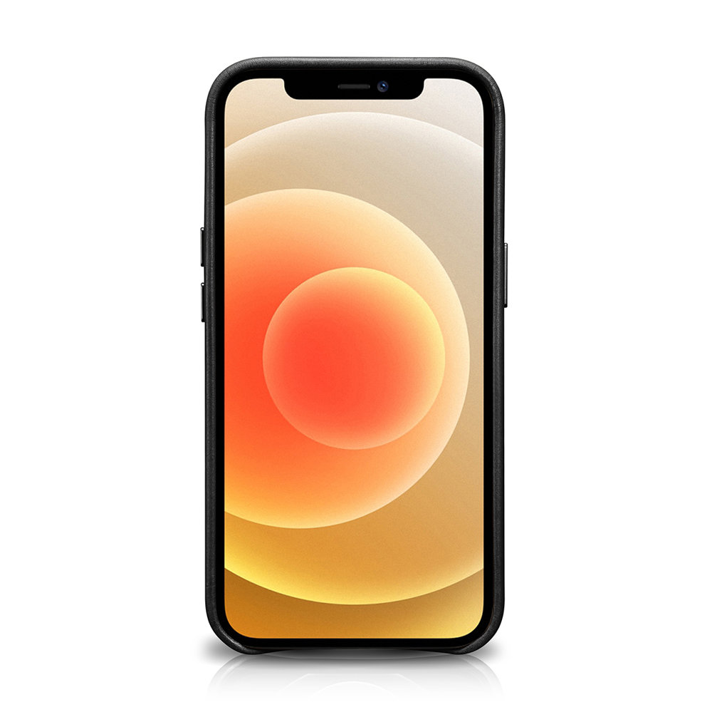 Pokrowiec iCarer Leather Oil Wax czarny Apple iPhone 13 / 3 Pokrowiec iCarer Leather Oil Wax czarny Apple iPhone 13 / 3