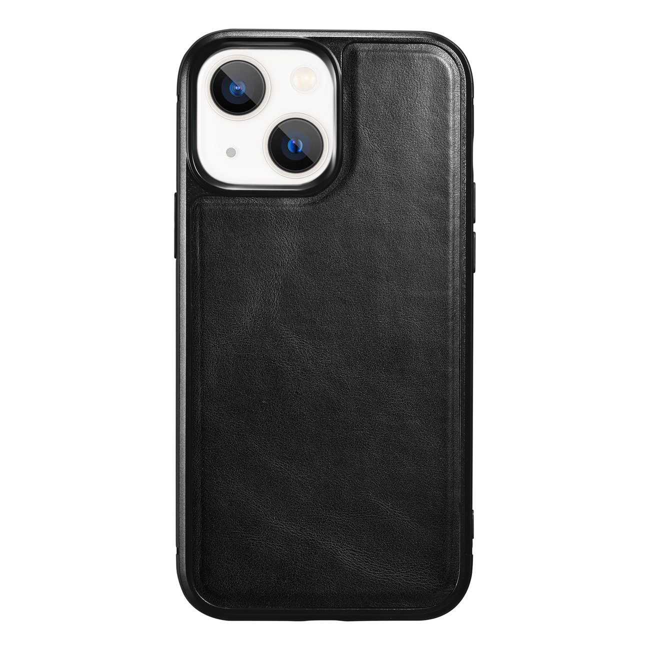Pokrowiec iCarer Leather Oil Wax czarny Apple iPhone 13 / 3