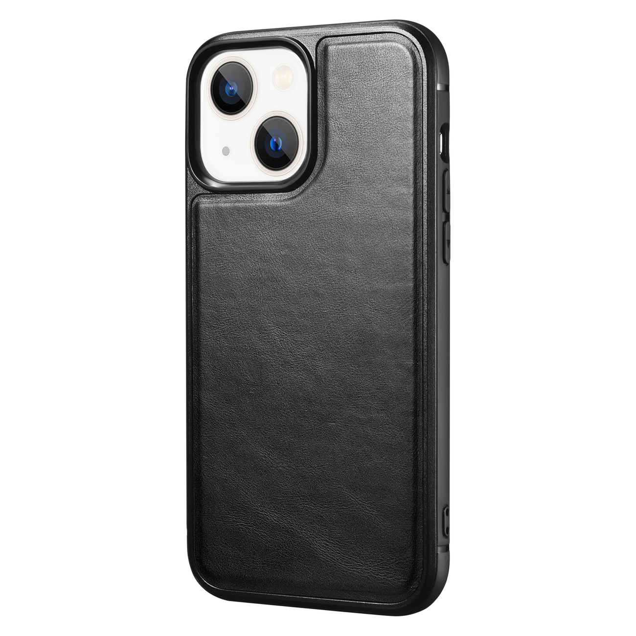 Pokrowiec iCarer Leather Oil Wax czarny Apple iPhone 13 / 4