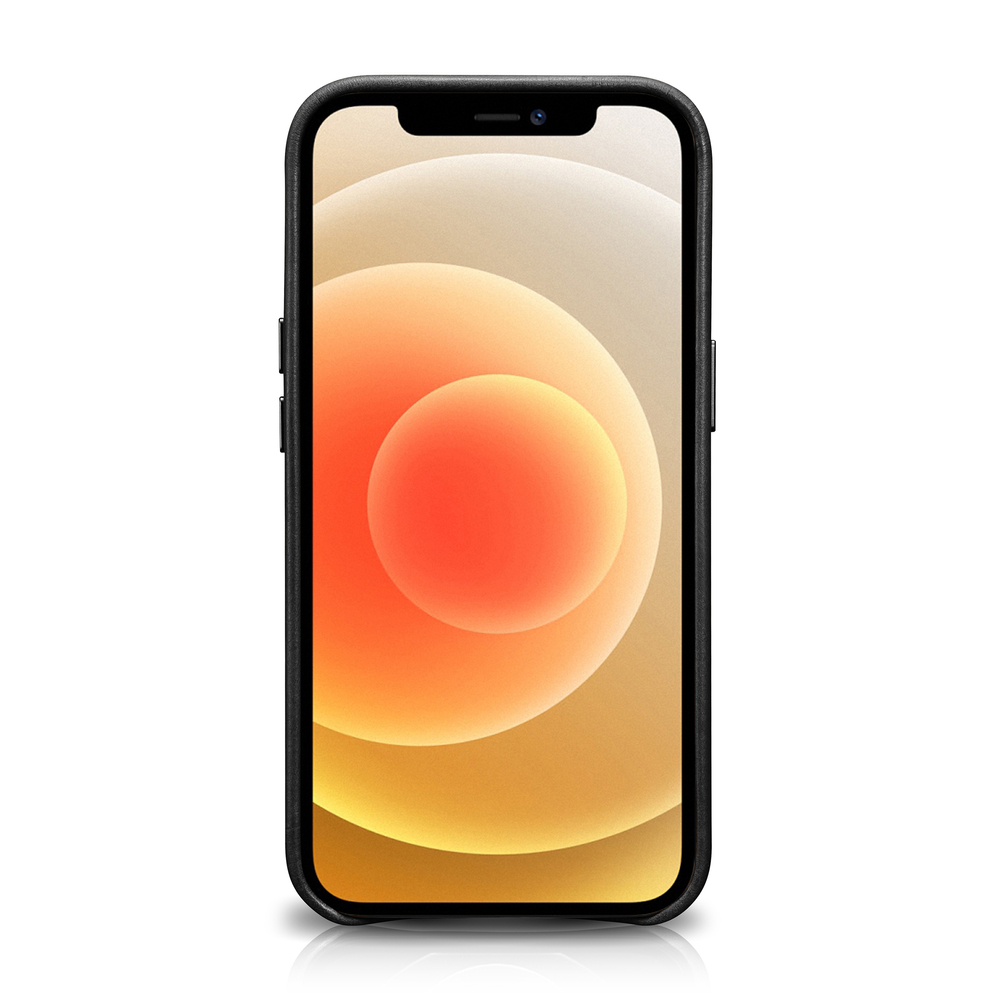 Pokrowiec iCarer Leather Oil Wax czarny Apple iPhone 13 Mini / 3 Pokrowiec iCarer Leather Oil Wax czarny Apple iPhone 13 Mini / 3