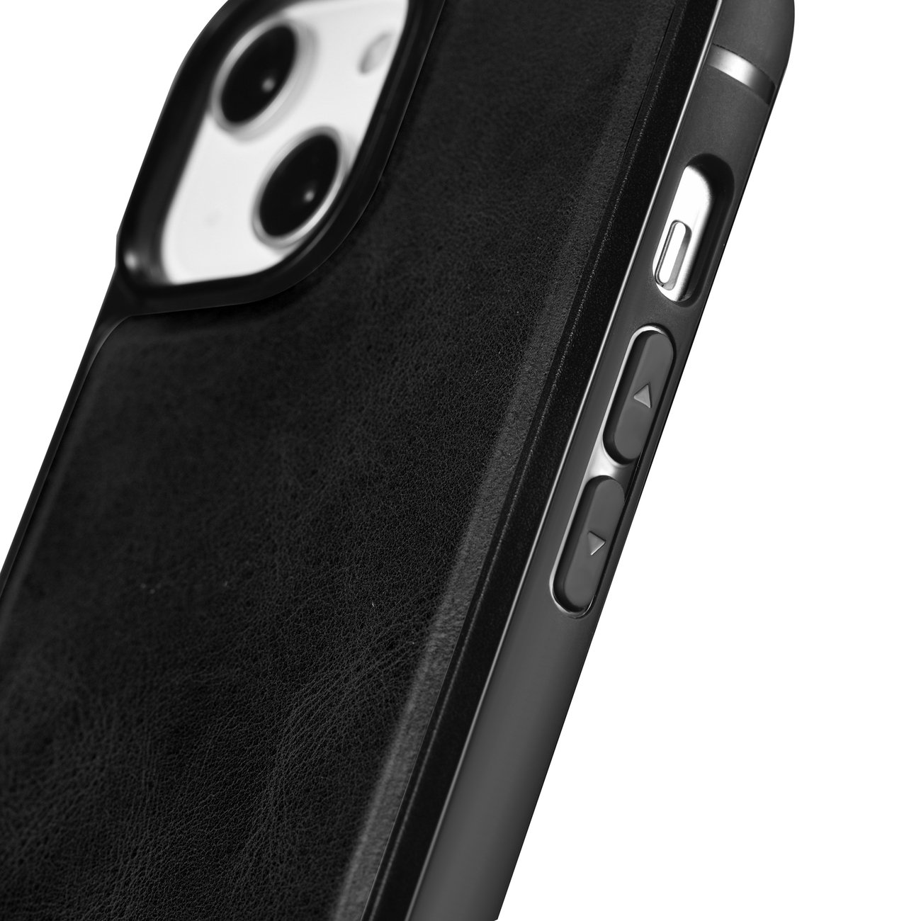 Pokrowiec iCarer Leather Oil Wax czarny Apple iPhone 14 / 2