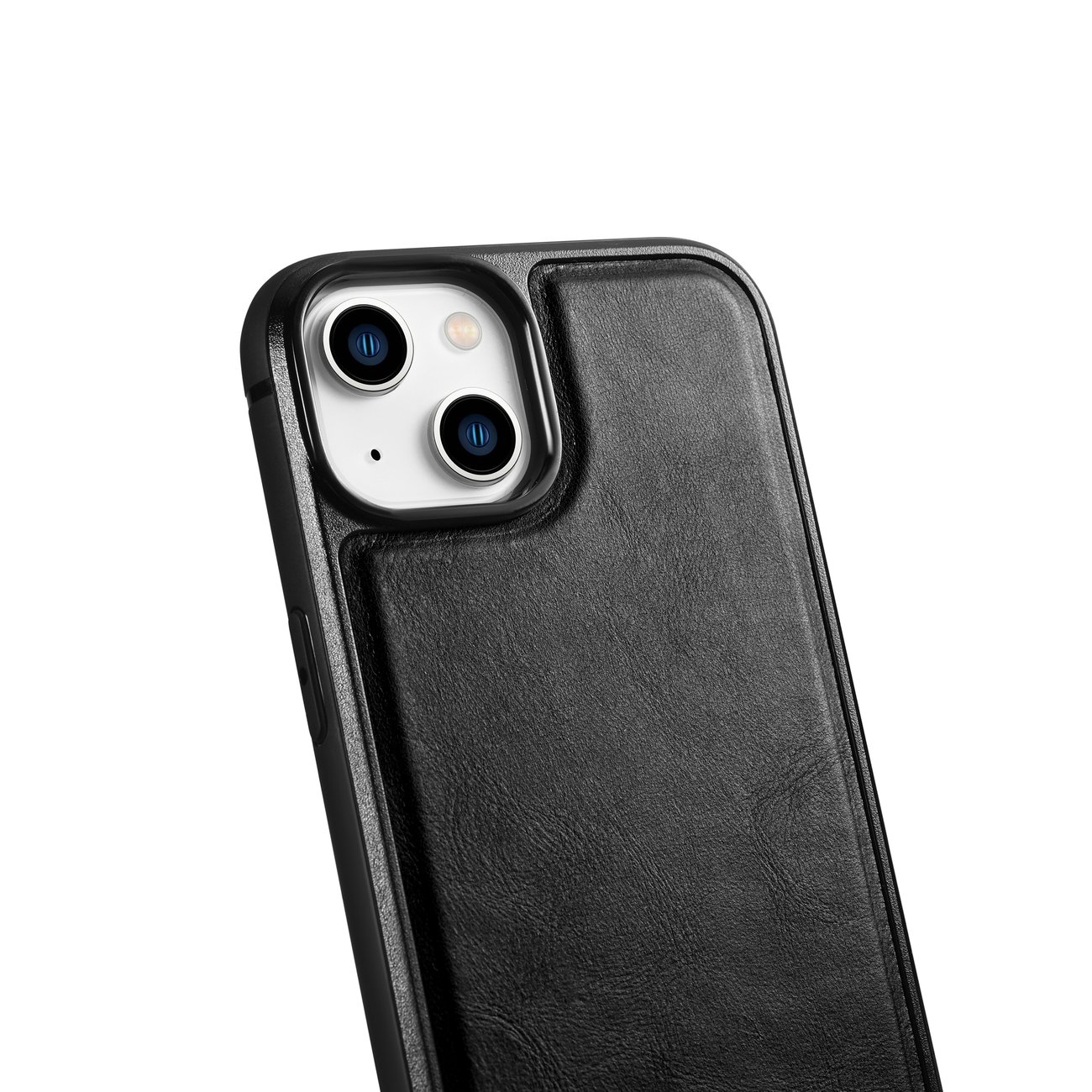 Pokrowiec iCarer Leather Oil Wax czarny Apple iPhone 14 / 7
