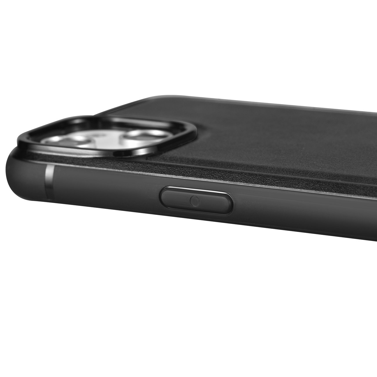 Pokrowiec iCarer Leather Oil Wax czarny Apple iPhone 14 Pro / 5