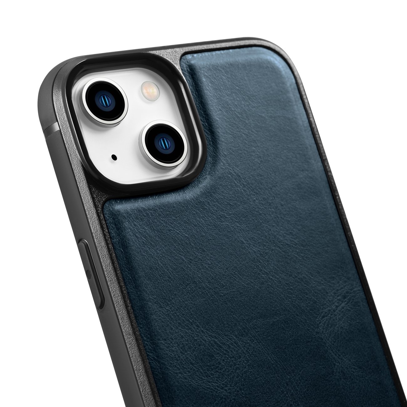 Pokrowiec iCarer Leather Oil Wax niebieski Apple iPhone 14 / 9