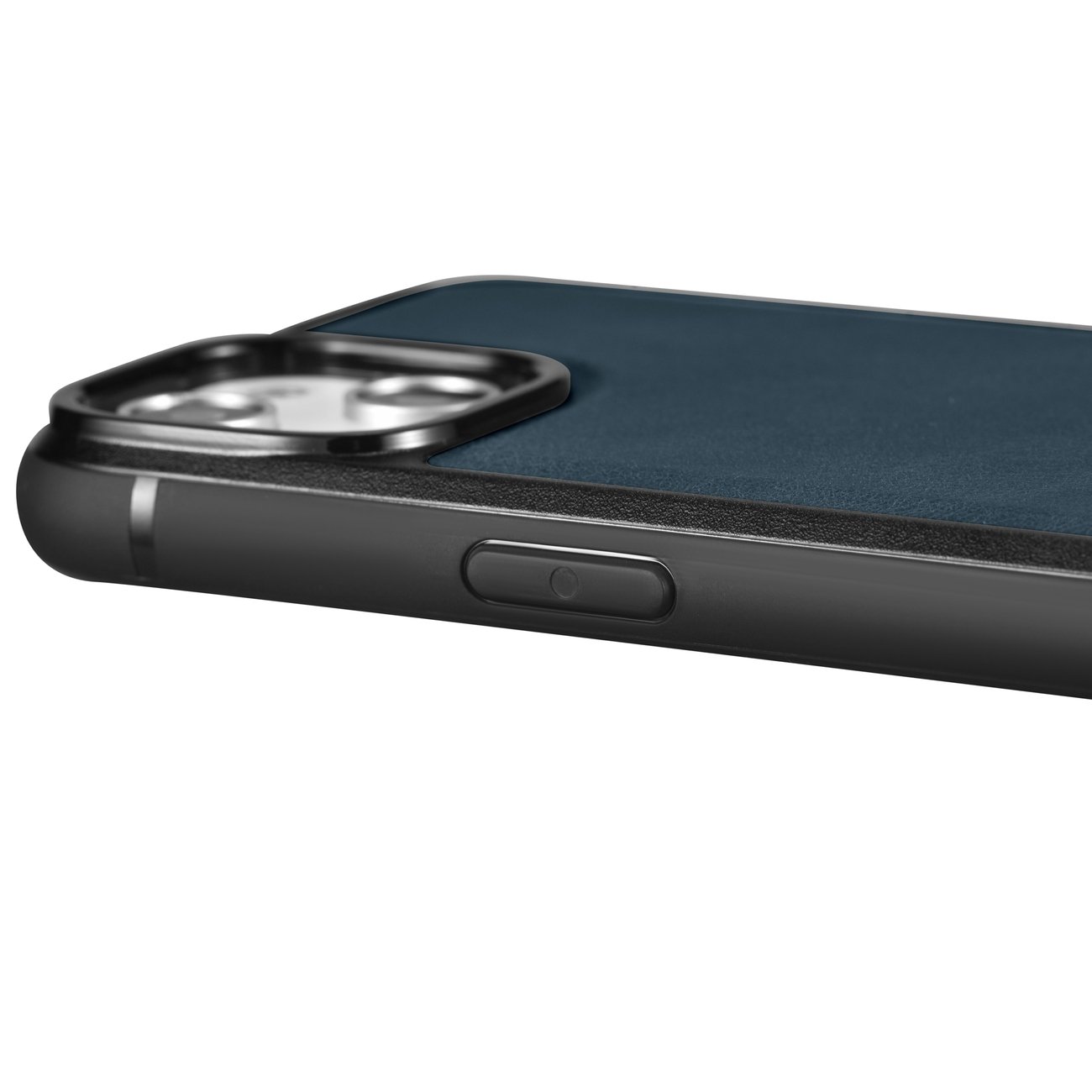 Pokrowiec iCarer Leather Oil Wax niebieski Apple iPhone 14 Pro / 4