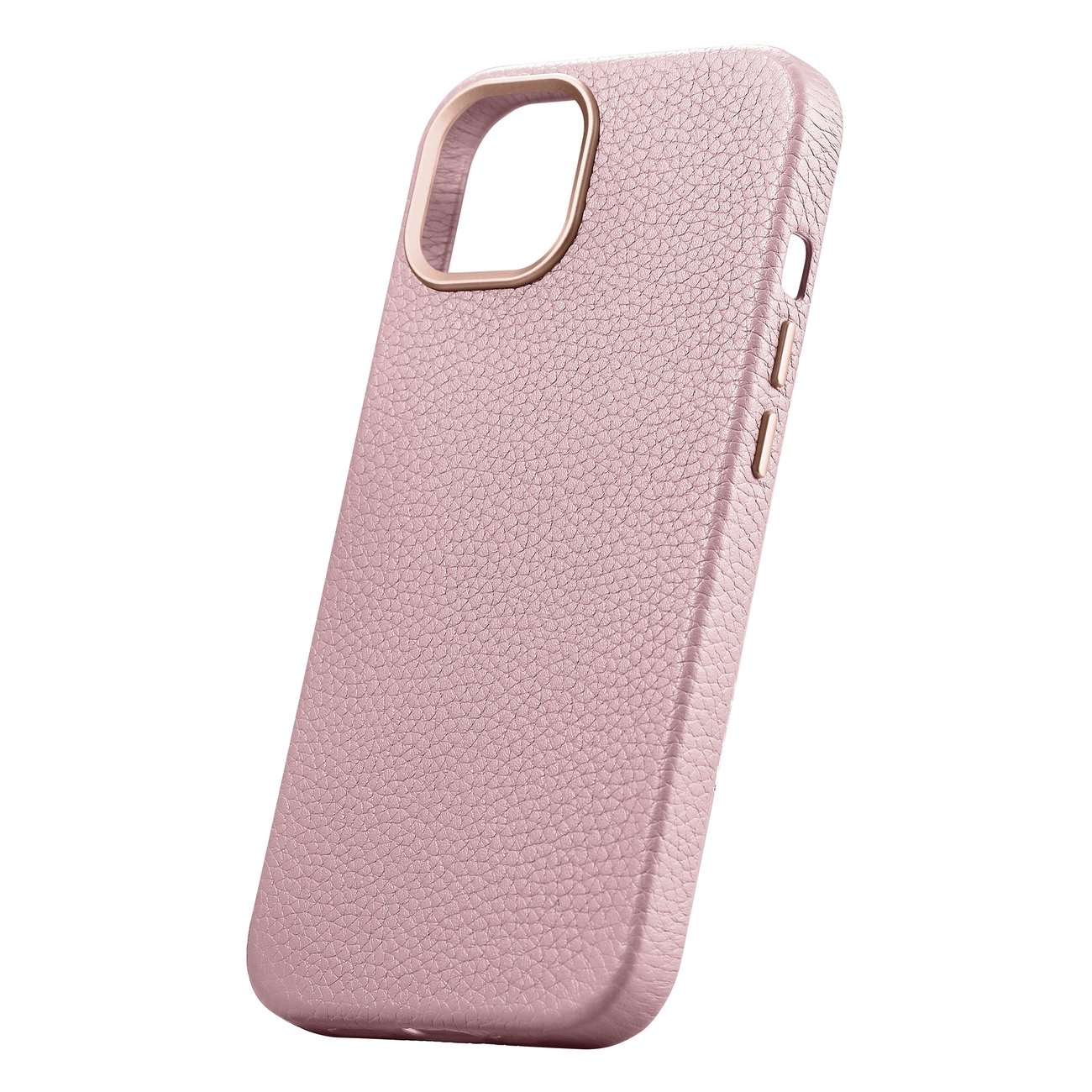 Pokrowiec iCarer Litchi Premium Leather Case rowy Apple iPhone 14 / 8