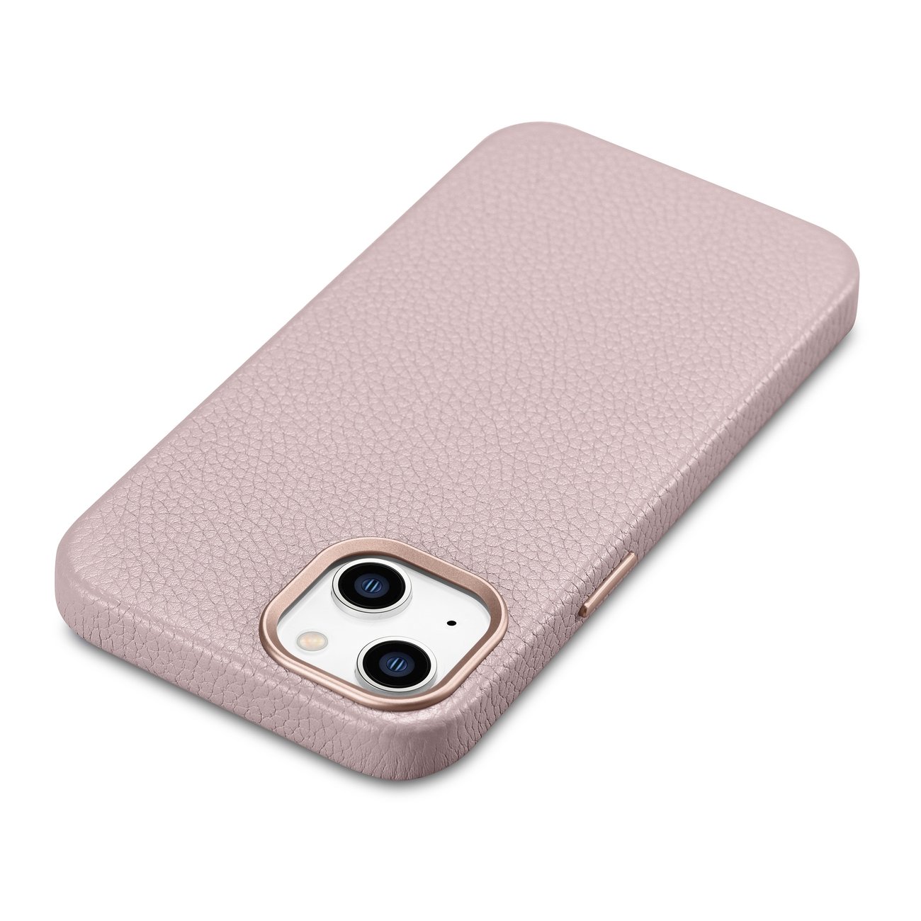 Pokrowiec iCarer Litchi Premium Leather Case r�owy Apple iPhone 14 Plus / 12