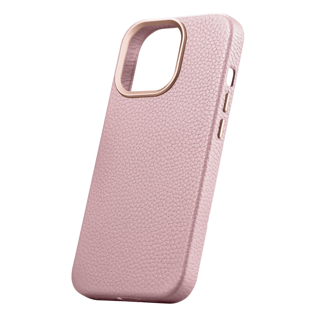 Pokrowiec iCarer Litchi Premium Leather Case rowy Apple iPhone 14 Pro / 8