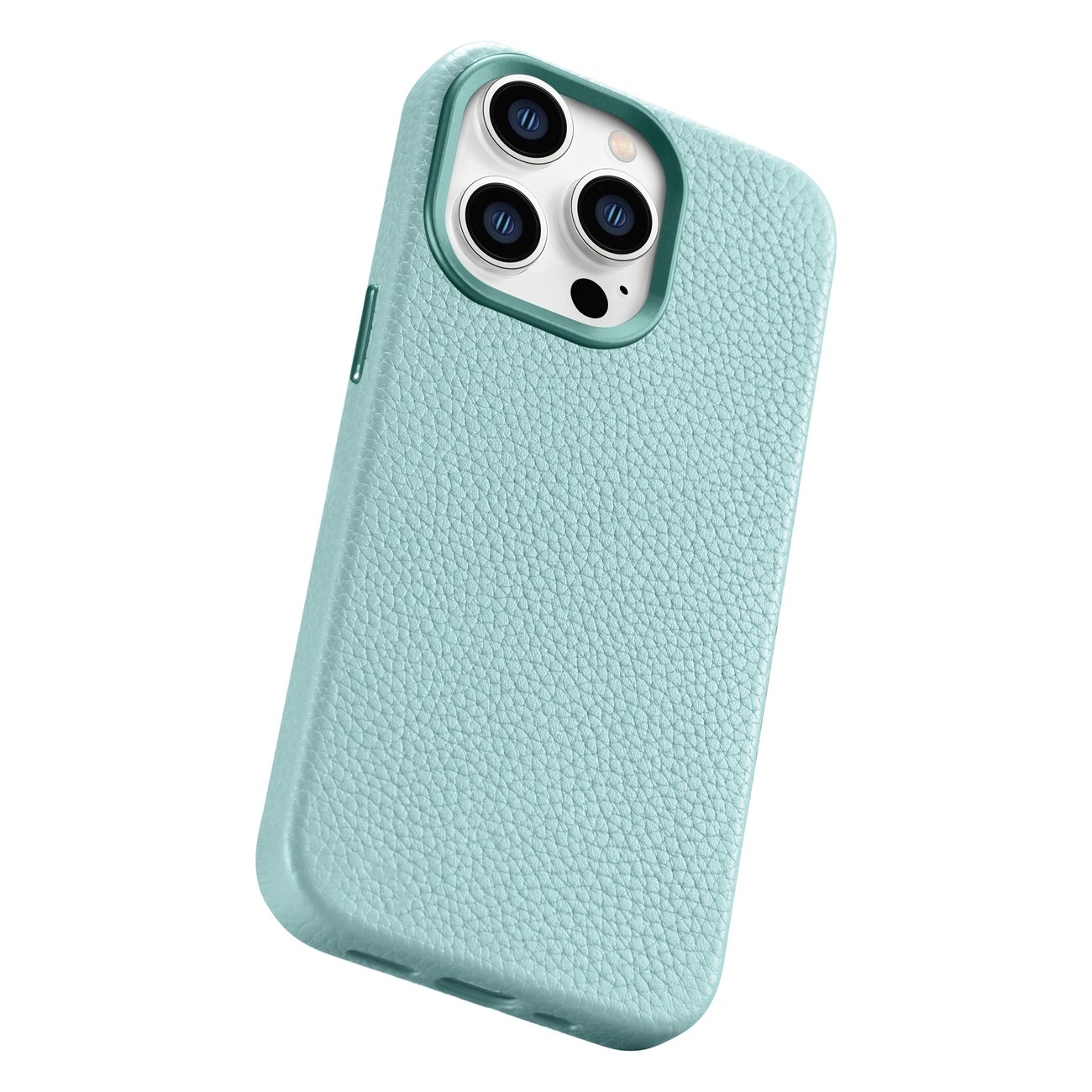 Pokrowiec iCarer Litchi Premium Leather Case zielony Apple iPhone 14 Pro Max / 12