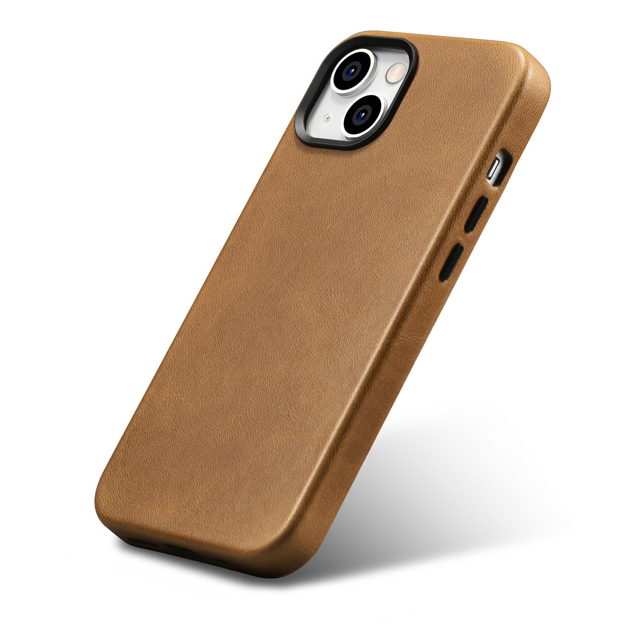 Pokrowiec iCarer Oil Wax Premium Leather Case brzowy Apple iPhone 14 / 4