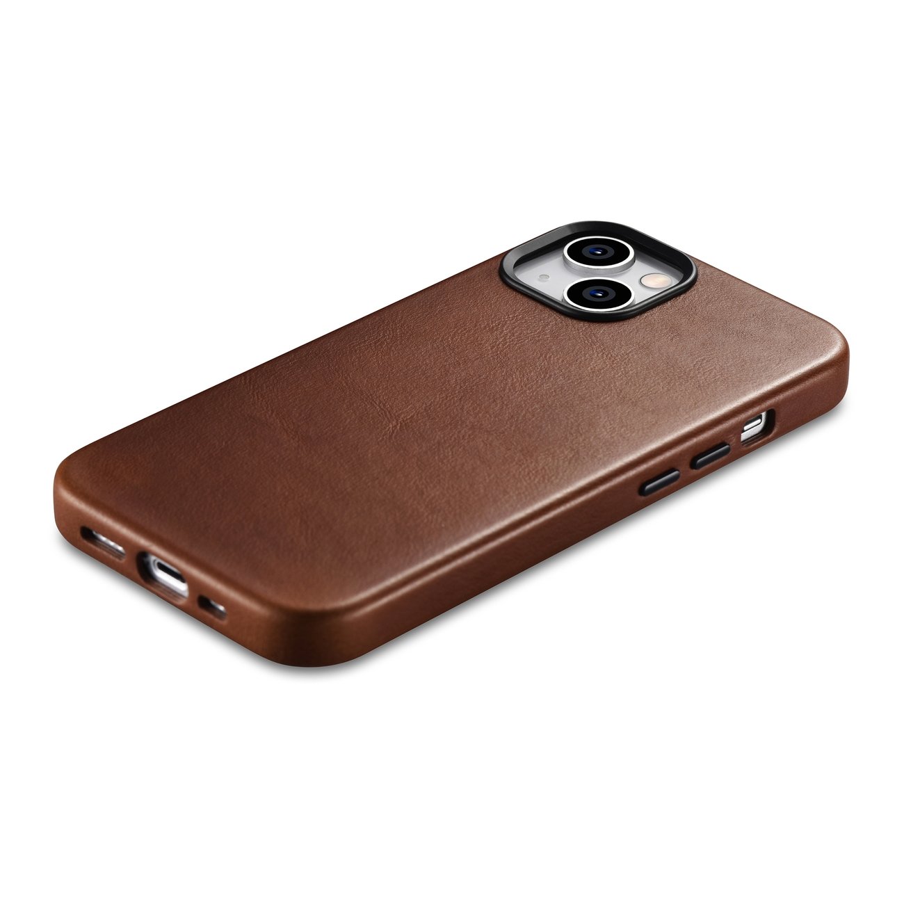 Pokrowiec iCarer Oil Wax Premium Leather Case brzowy Apple iPhone 14 / 3