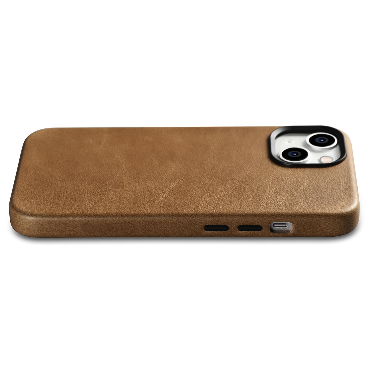 Pokrowiec iCarer Oil Wax Premium Leather Case brązowy Apple iPhone 14 Plus / 9 Pokrowiec iCarer Oil Wax Premium Leather Case brązowy Apple iPhone 14 Plus / 9