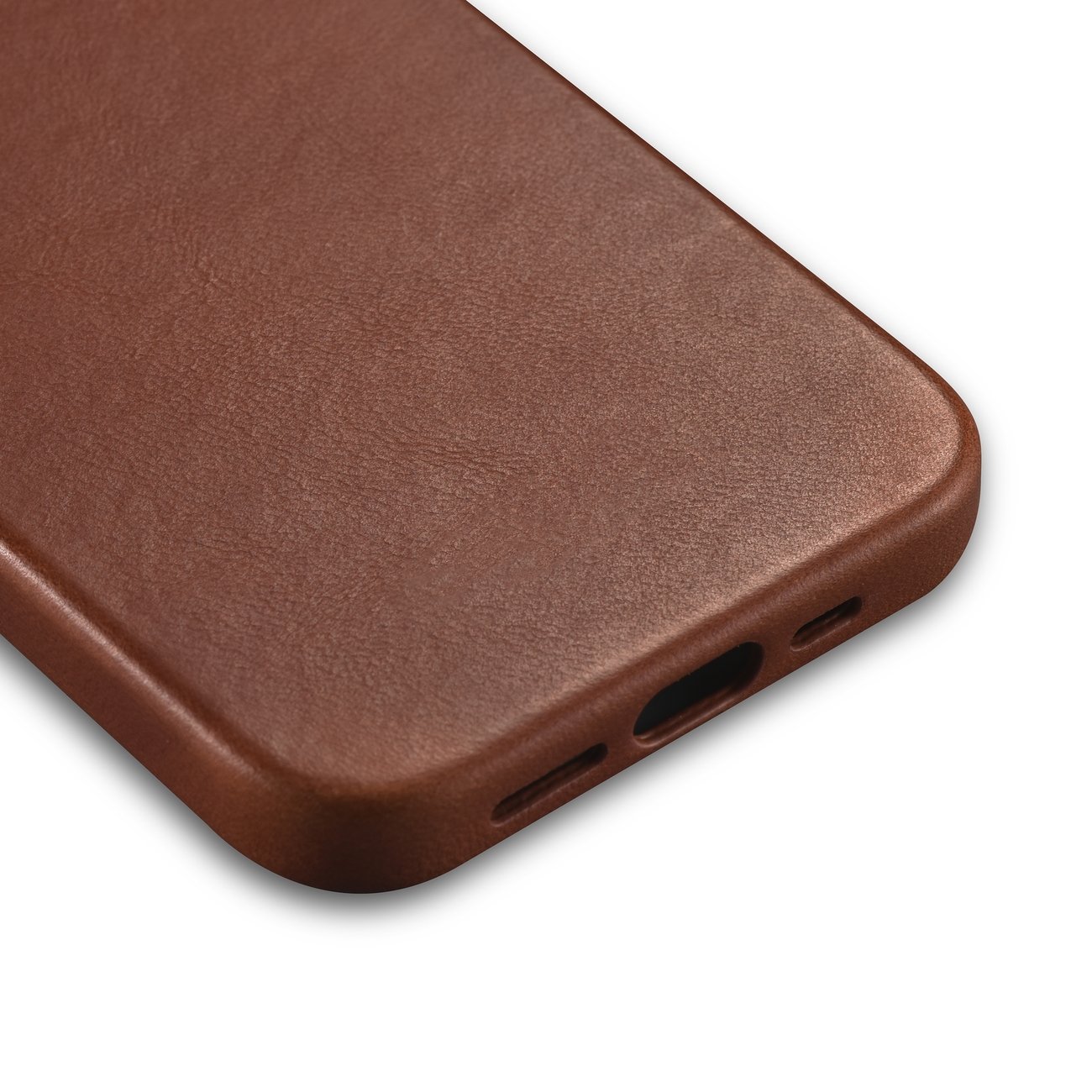 Pokrowiec iCarer Oil Wax Premium Leather Case br�zowy Apple iPhone 14 Plus / 11