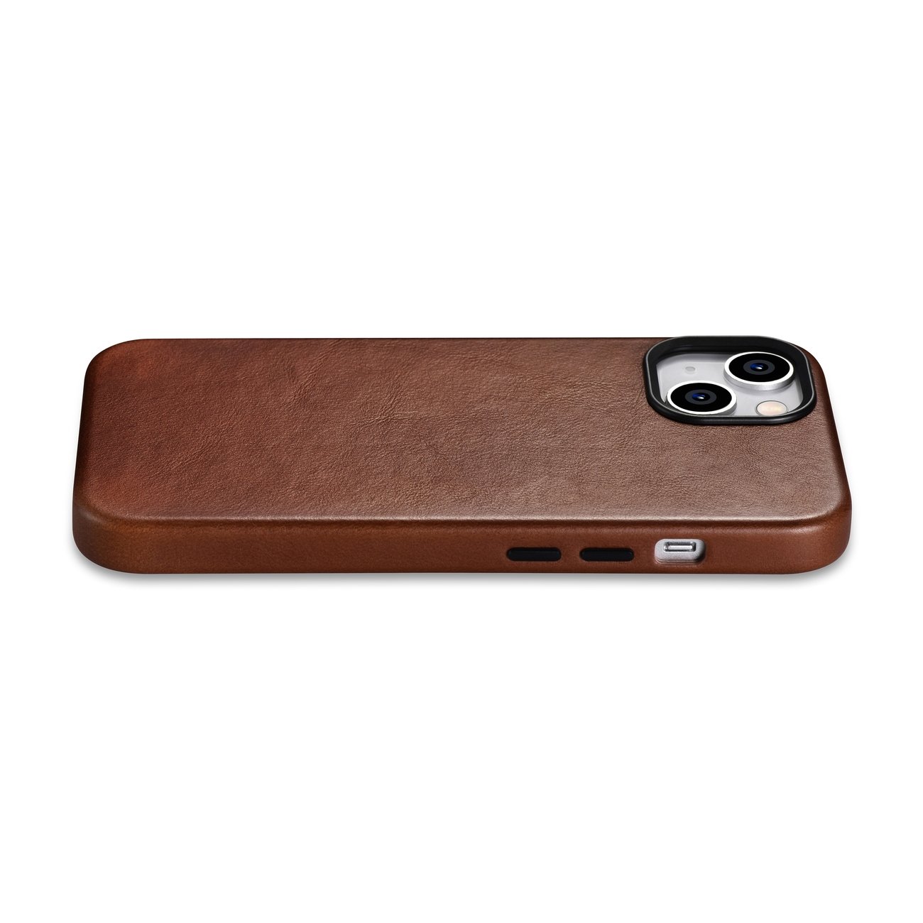 Pokrowiec iCarer Oil Wax Premium Leather Case brzowy Apple iPhone 14 Plus / 2