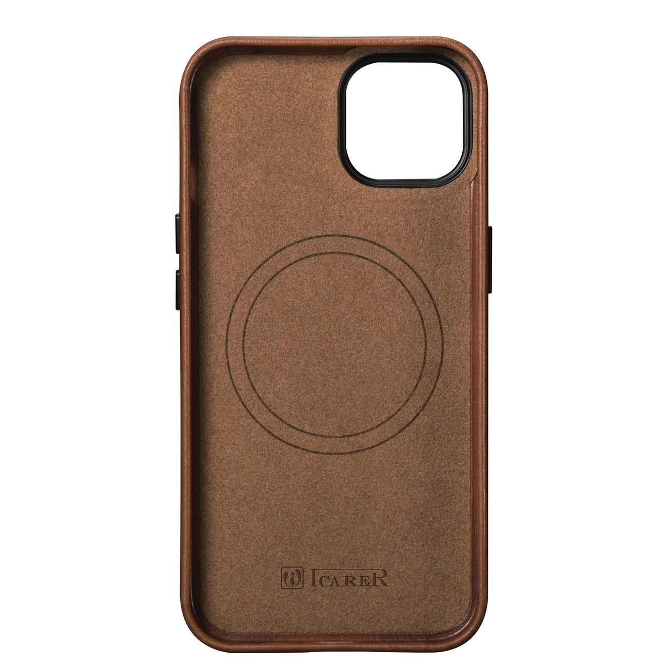 Pokrowiec iCarer Oil Wax Premium Leather Case brzowy Apple iPhone 14 Plus / 8