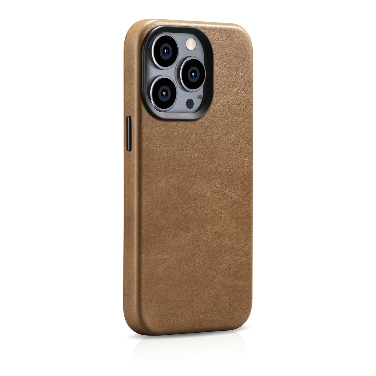 Pokrowiec iCarer Oil Wax Premium Leather Case brzowy Apple iPhone 14 Pro / 8