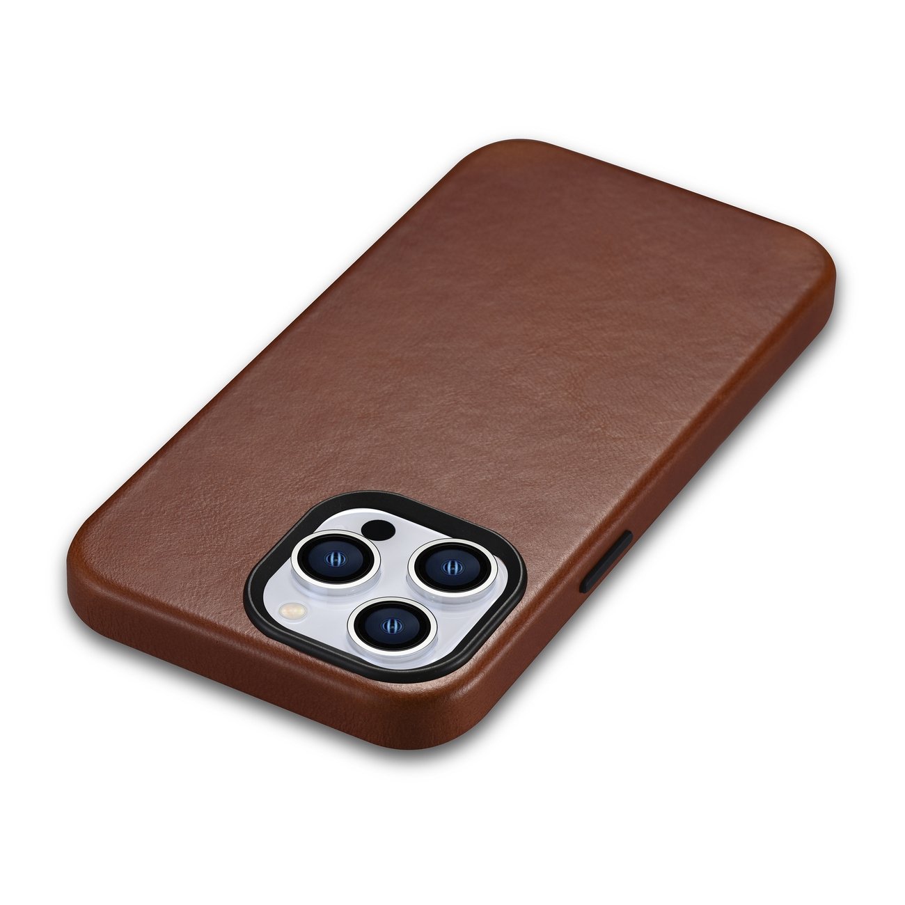 Pokrowiec iCarer Oil Wax Premium Leather Case brązowy Apple iPhone 14 Pro / 12 Pokrowiec iCarer Oil Wax Premium Leather Case brązowy Apple iPhone 14 Pro / 12