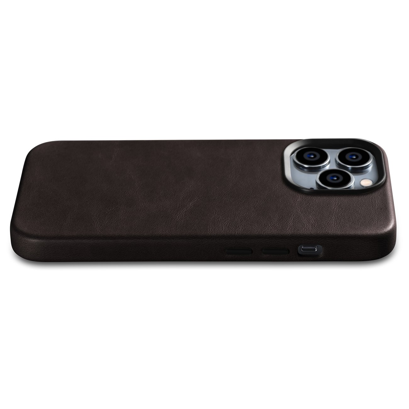 Pokrowiec iCarer Oil Wax Premium Leather Case brzowy Apple iPhone 14 Pro / 11