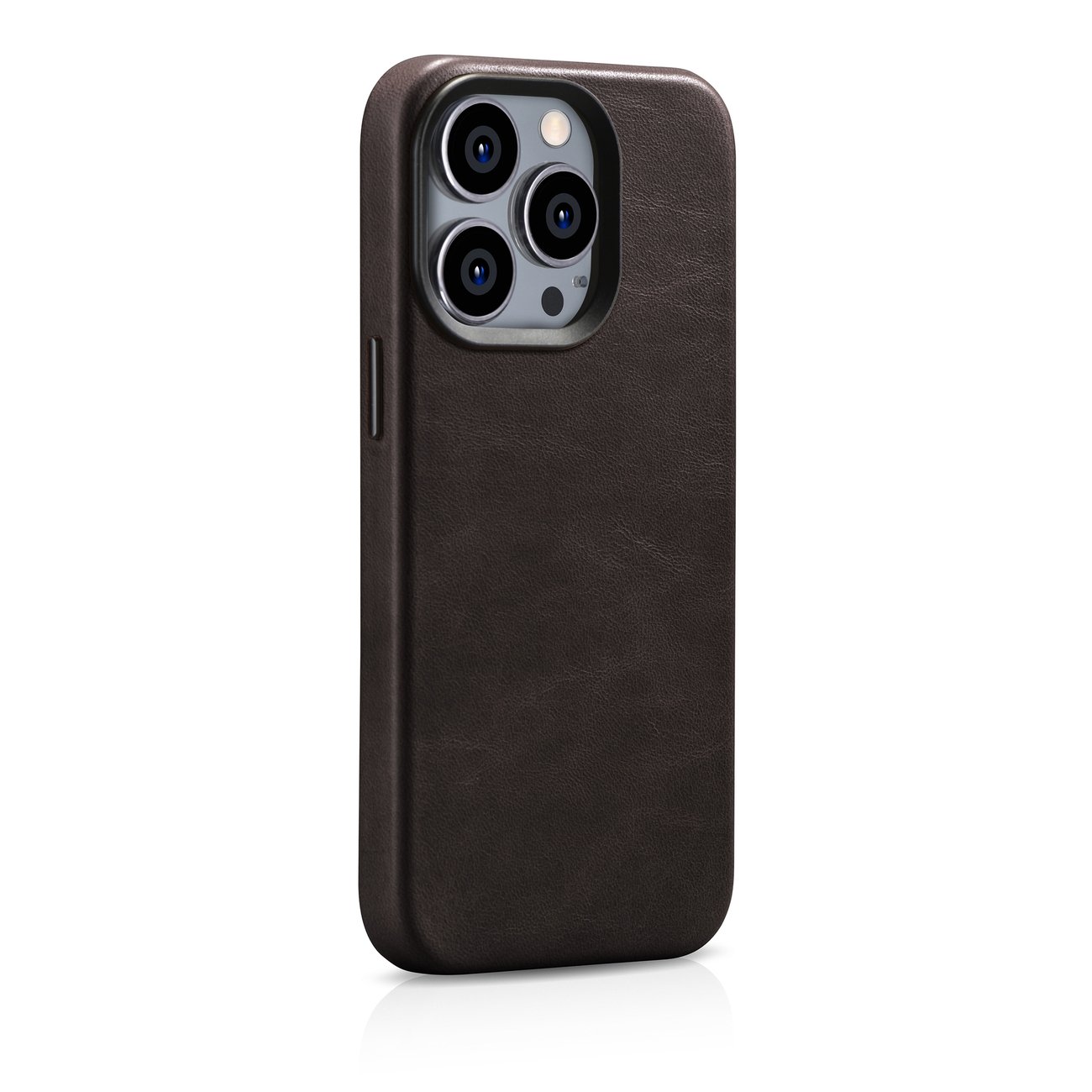 Pokrowiec iCarer Oil Wax Premium Leather Case brzowy Apple iPhone 14 Pro / 5